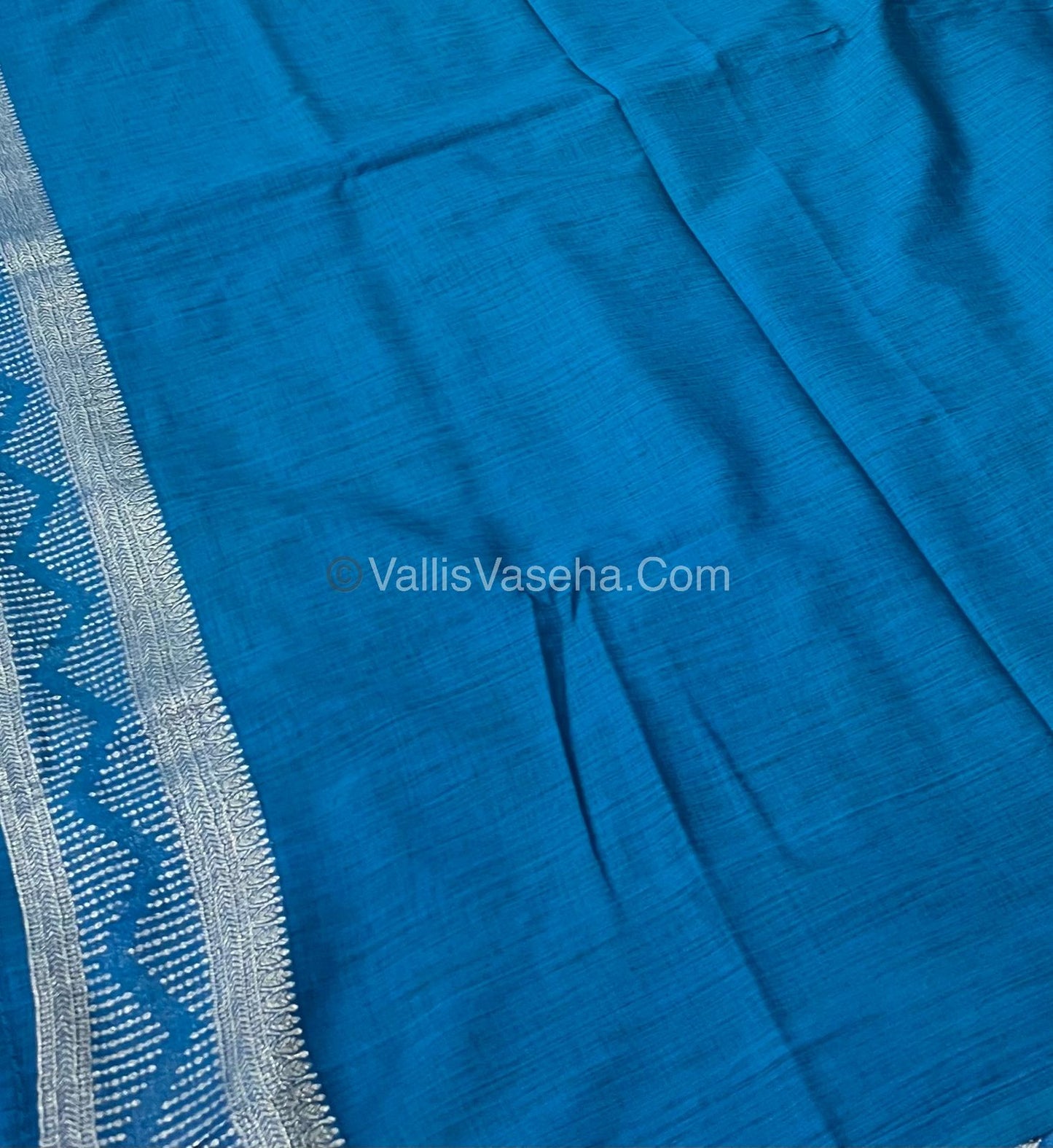 Banarasi - Heritage Silk - Semi Kathan Silk - Blue Shade- VVBHS002