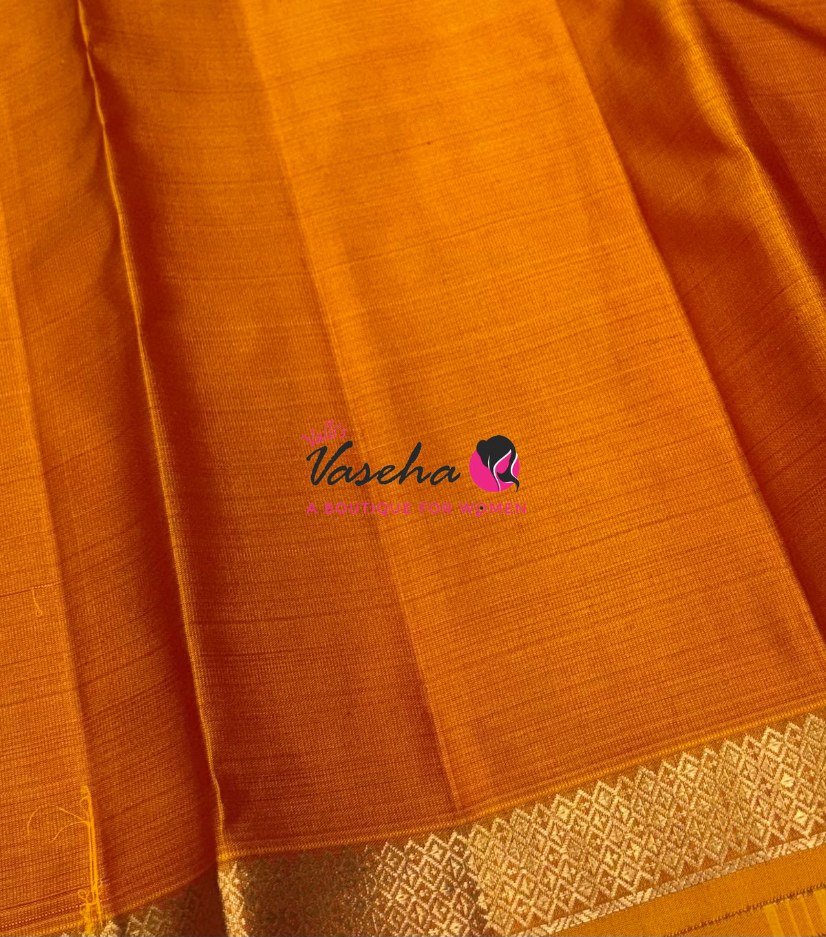 Pure Soft Silk Saree - Red With Yellow Combo - VVPSS146