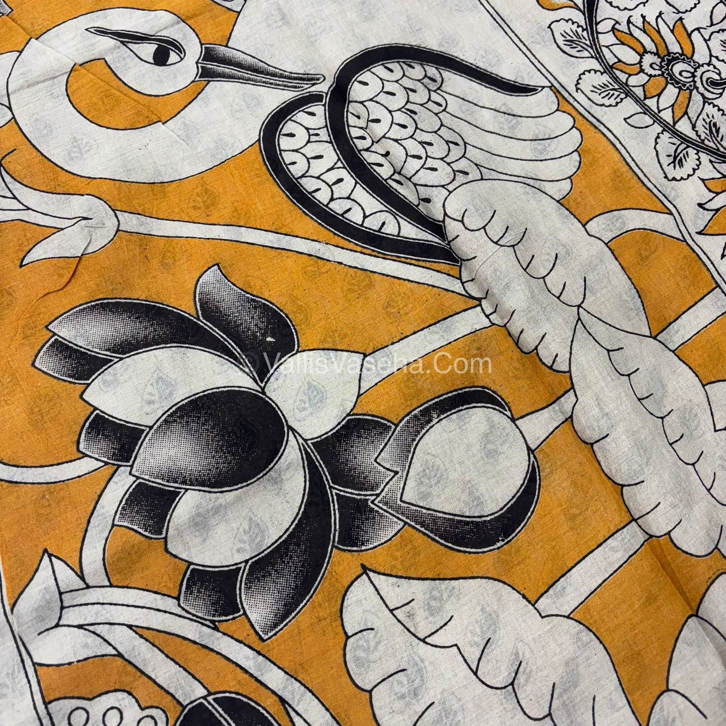 Pure Kalamkari Cotton Saree - VVPKC002