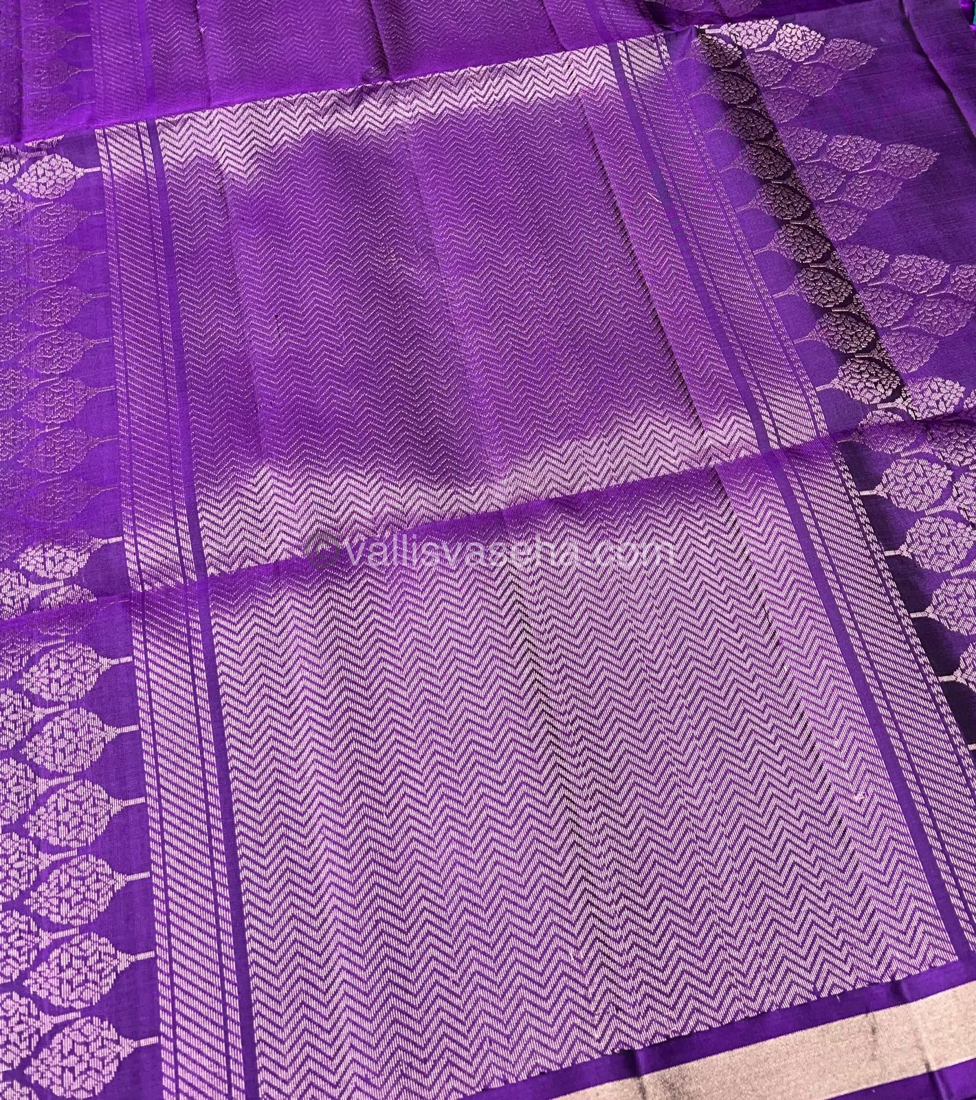 Pure Soft Silk Saree -Half Gold Zari Border - VVPSS032