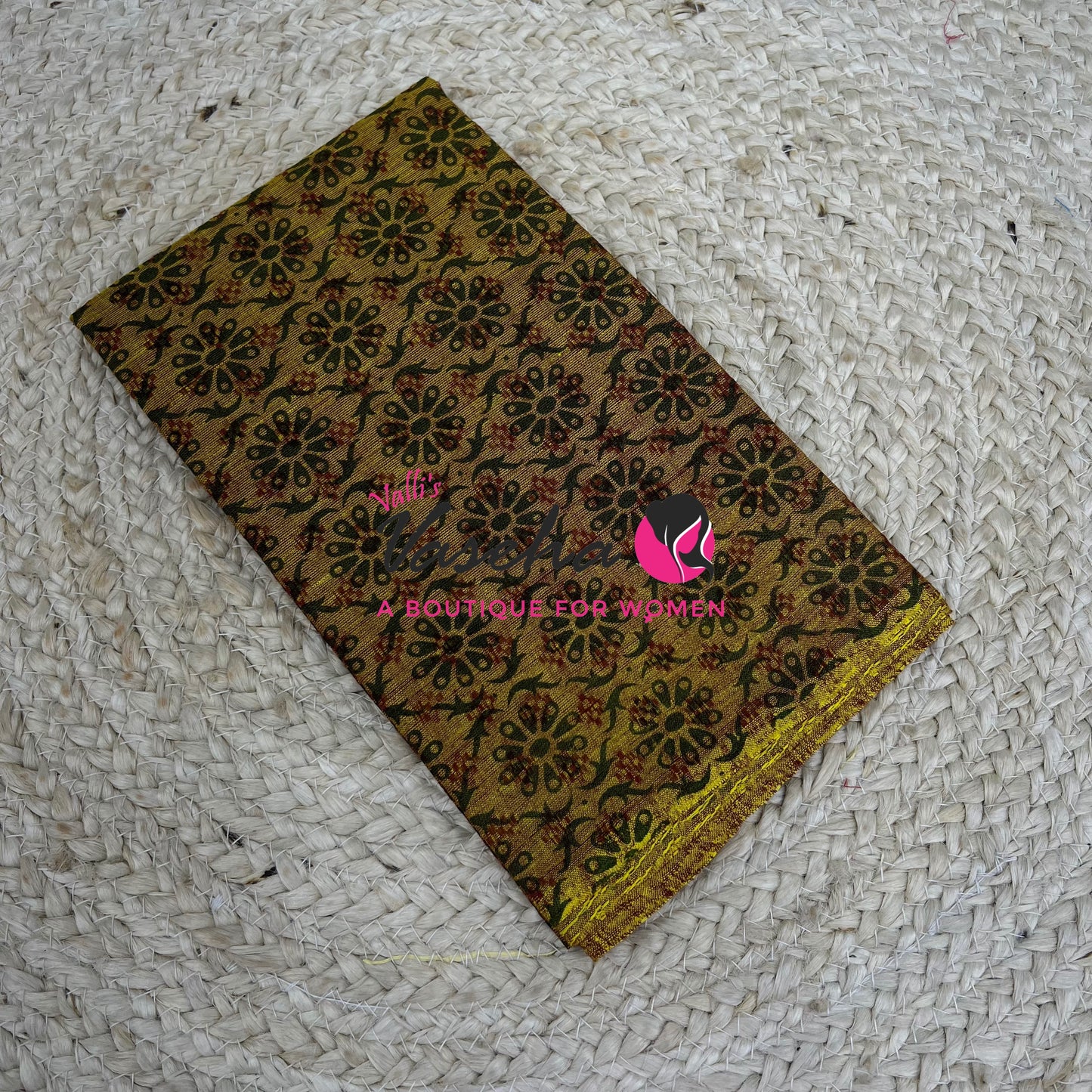 Blouse Bit - Pure Cotton - Self Bobby Print - 1 mtr - VVBB001