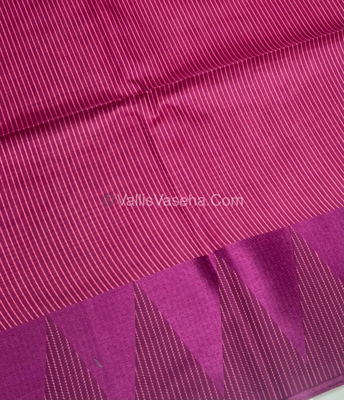 Semi Raw Silk - Pink With Purple Shade - VVRS006