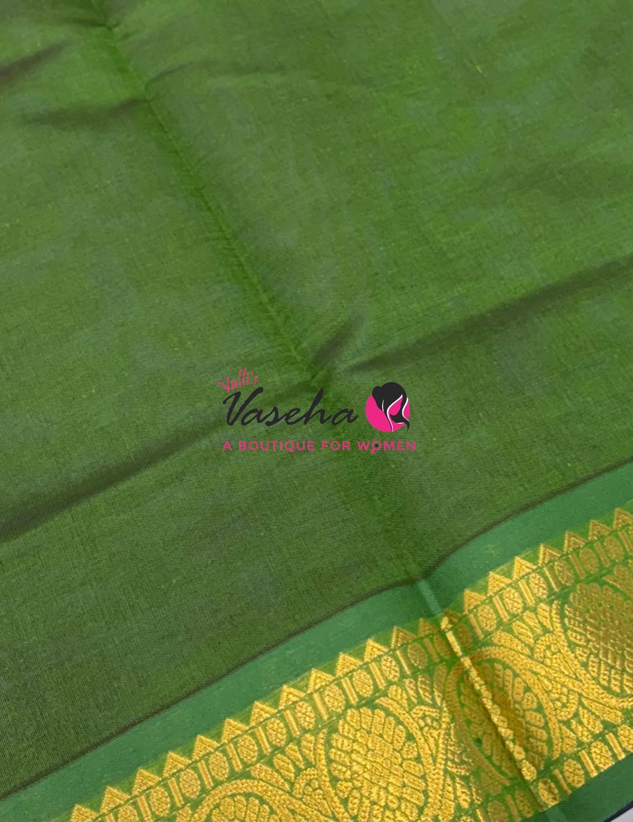 Semi Silk Cotton Saree | Double Leaf Butta Design |VVSSC016