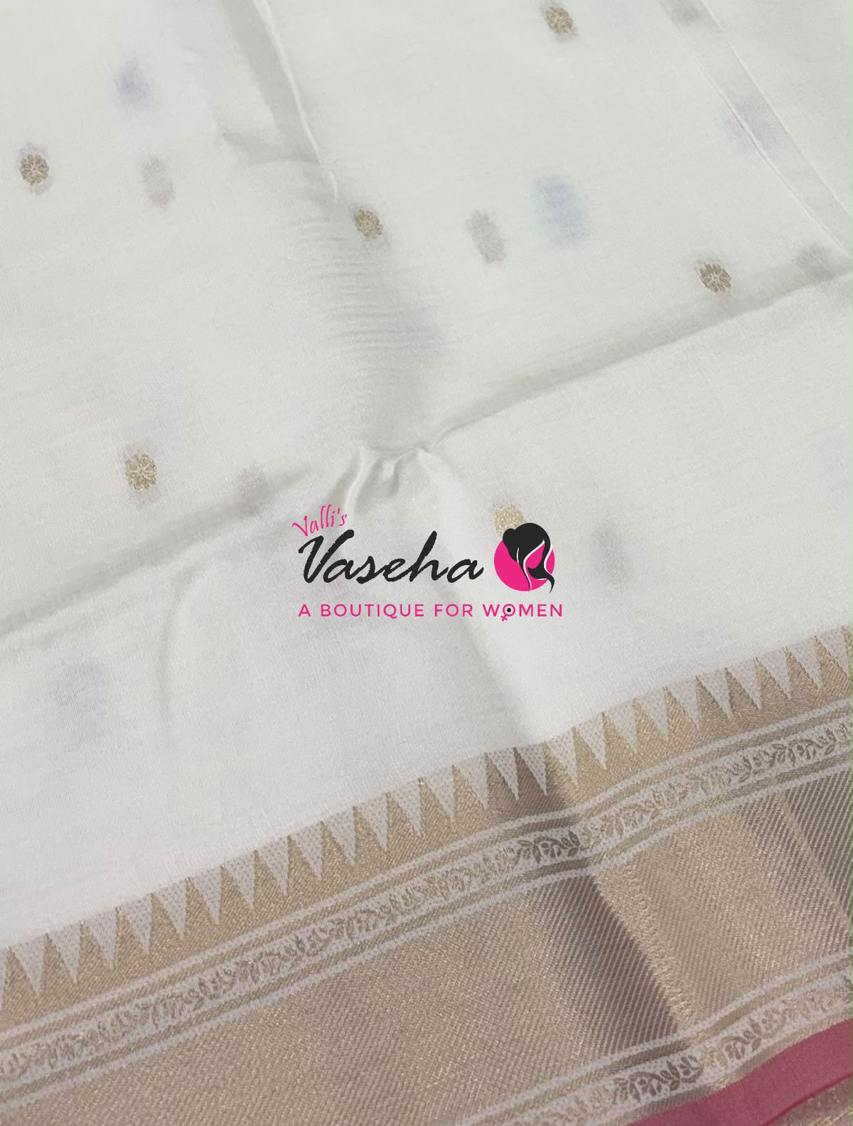 Semi Raw silk - Cream Shade - VVRS010