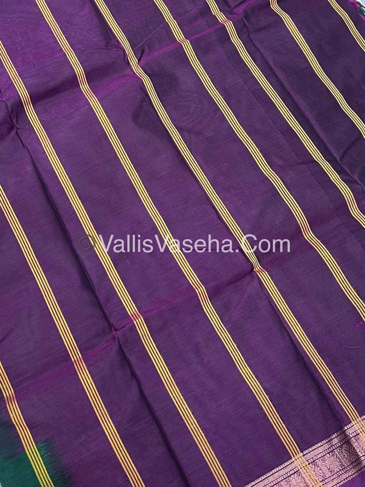 Dhaka Cotton Saree - VVDCS002