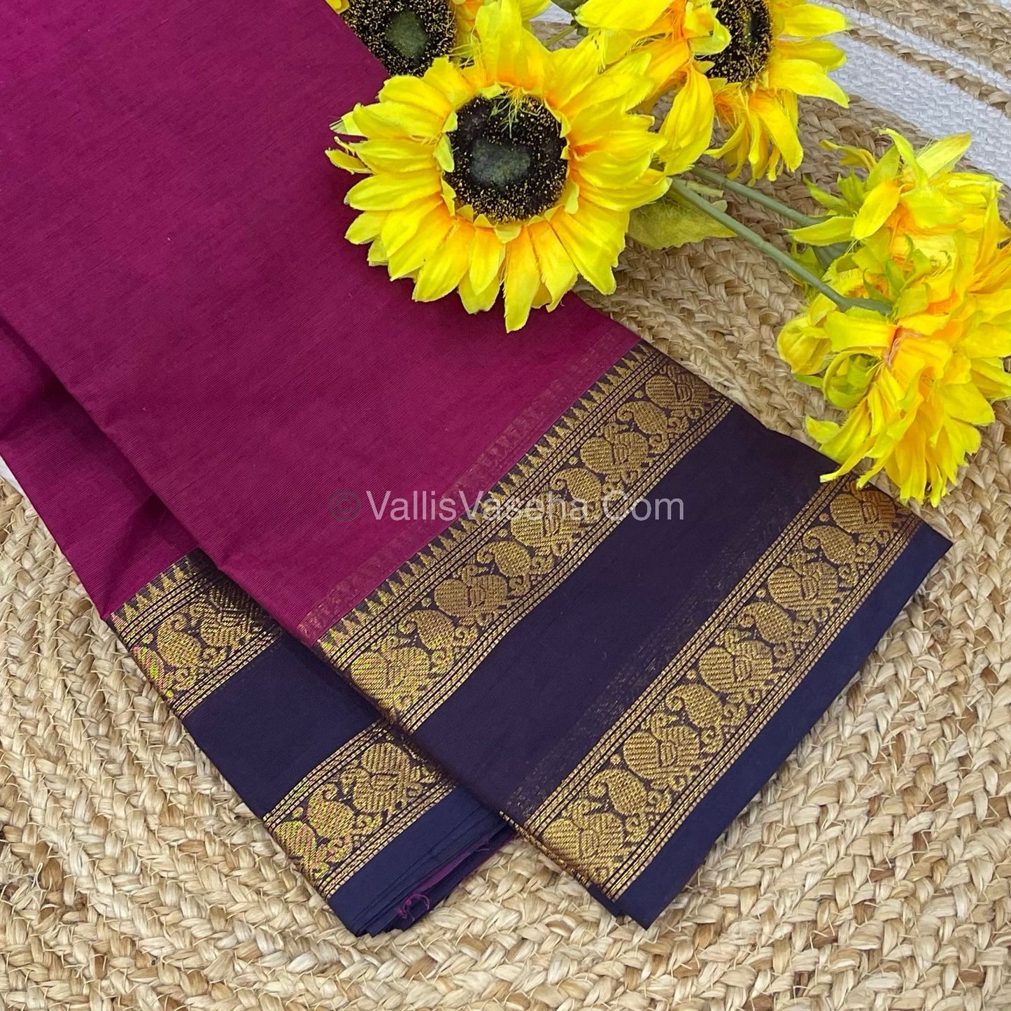 Kanchi Cotton Saree - VVKCS010
