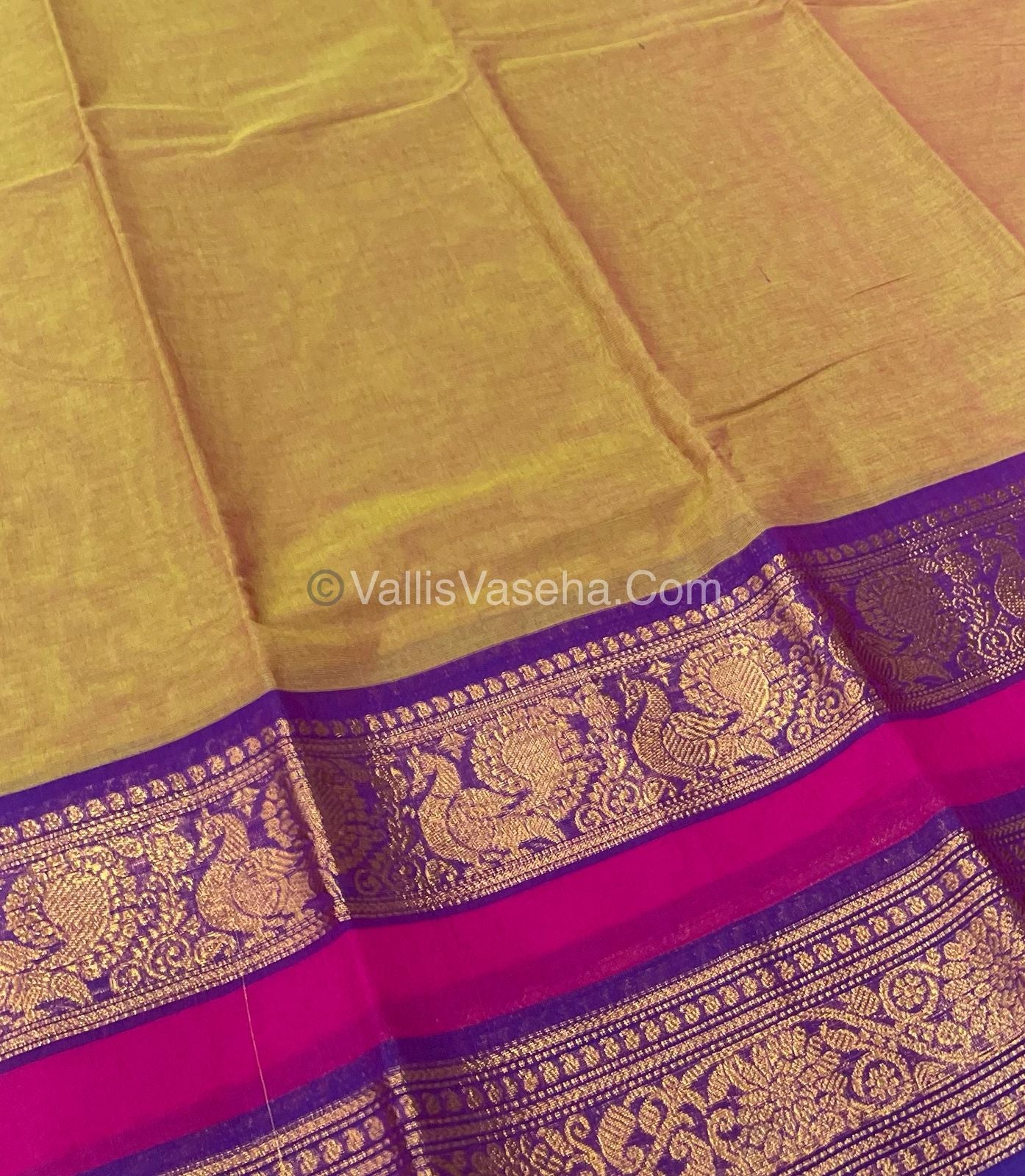 Kanchi Cotton Saree - VVKCS010