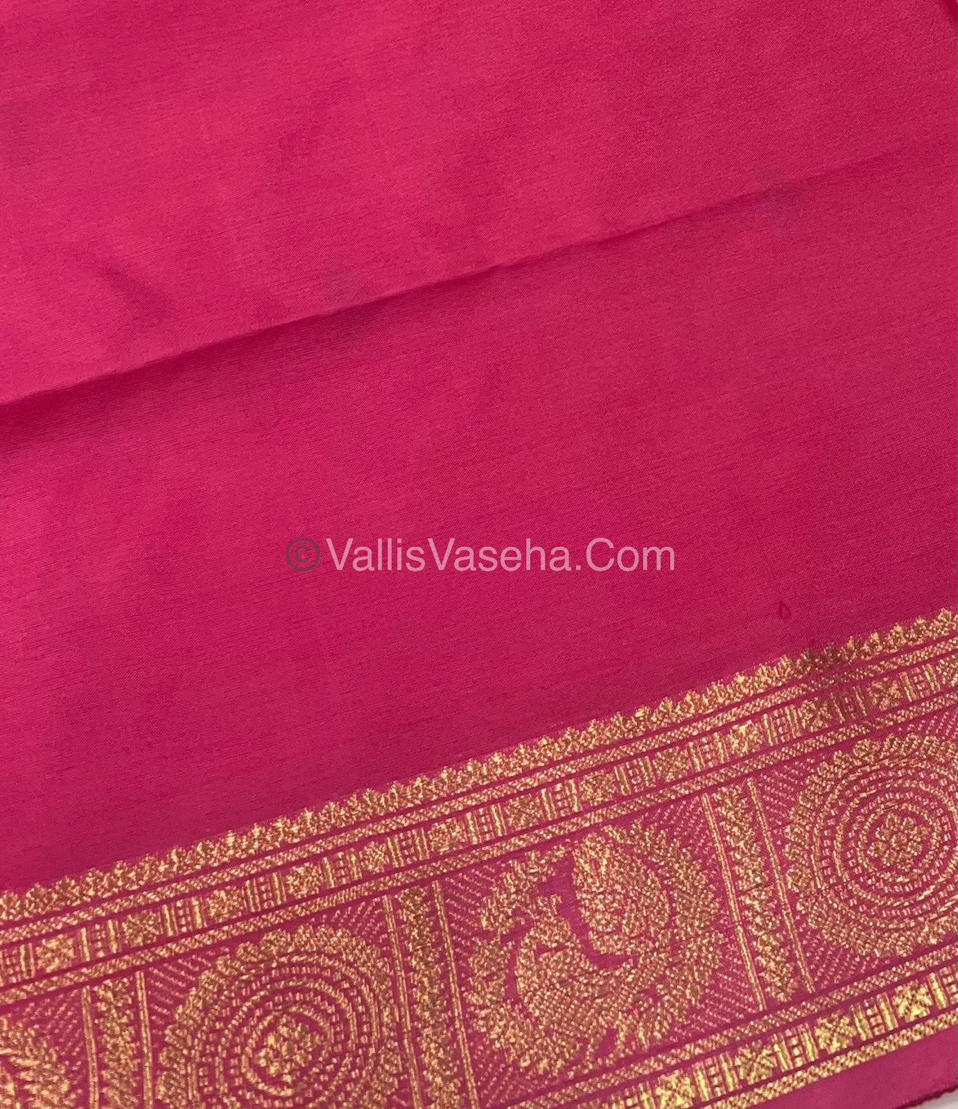 Vazhai Pattu Saree / Banana Pith - With Blouse - VVVPS001