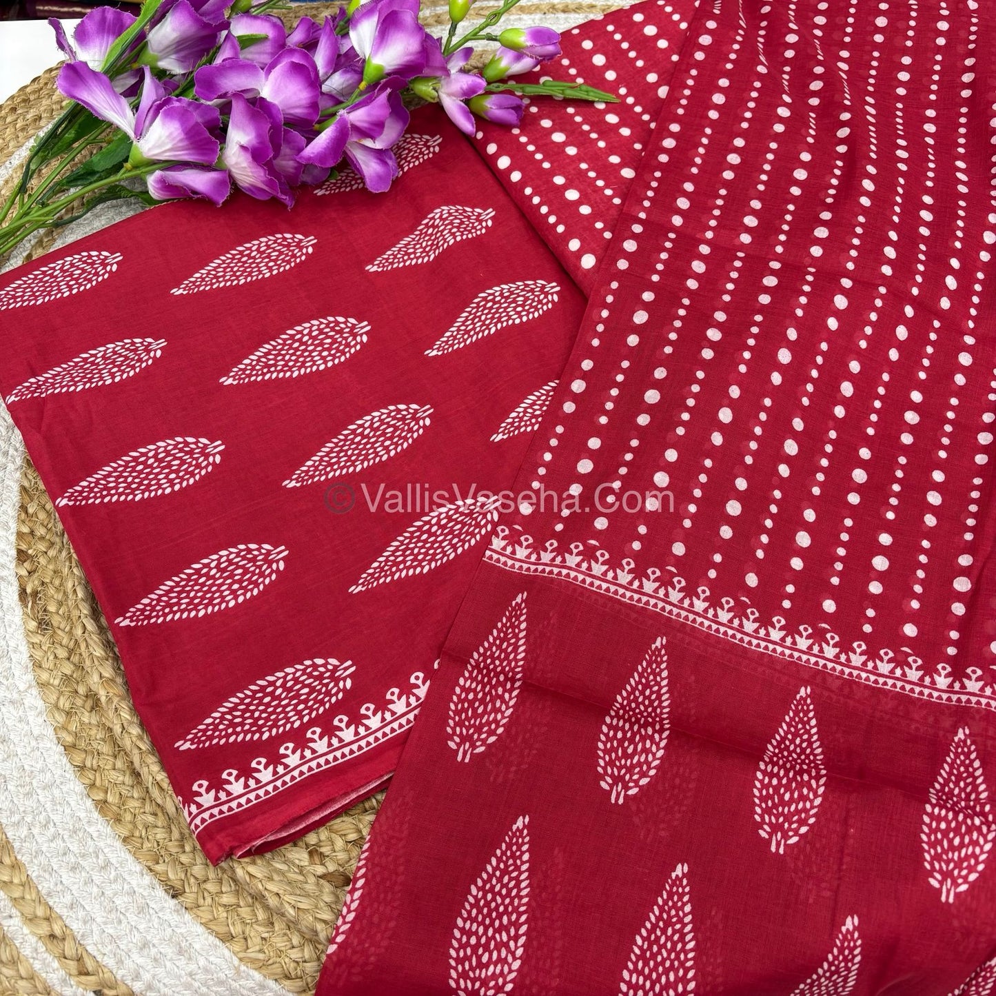 Pure Mul Mul Cotton | Unstitched Material | VVUSM019
