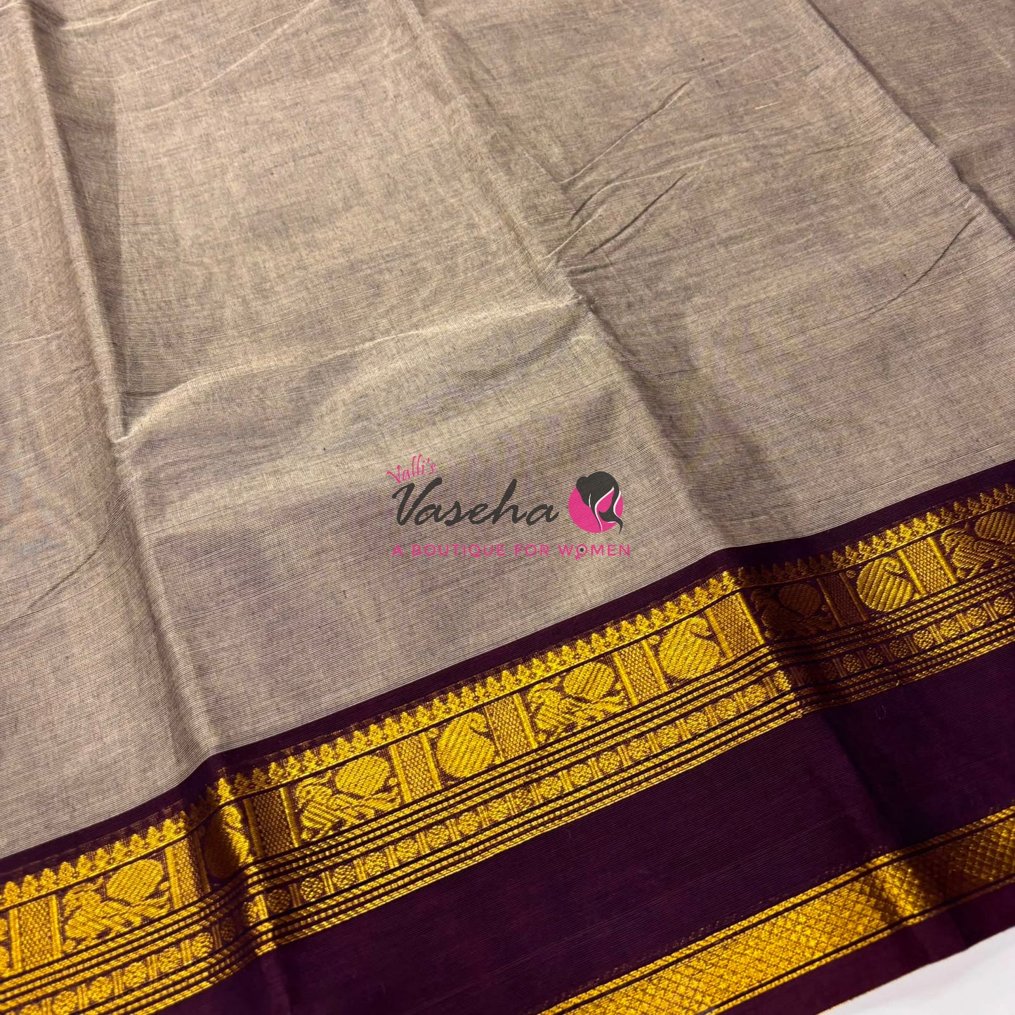 Kanchi Cotton Saree - VVKCS019