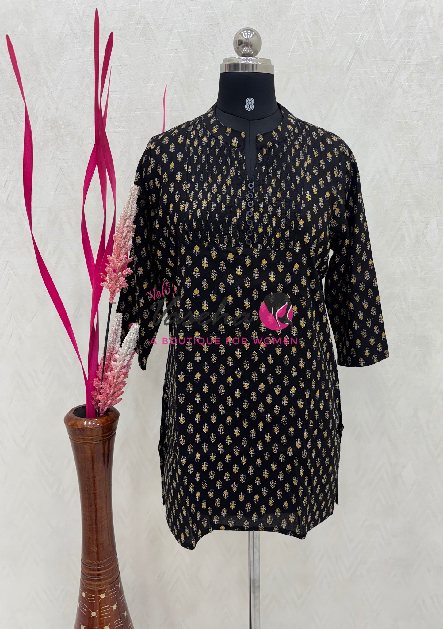 Ready Made - Short Top - Black Color - VVRST002