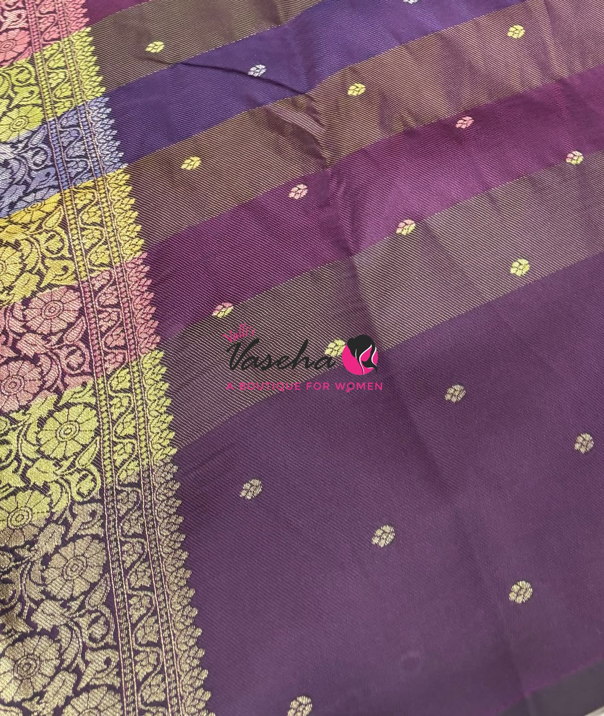 Semi Soft Silk - Madras Checks Pattern - Brown Shade - VVSSS042