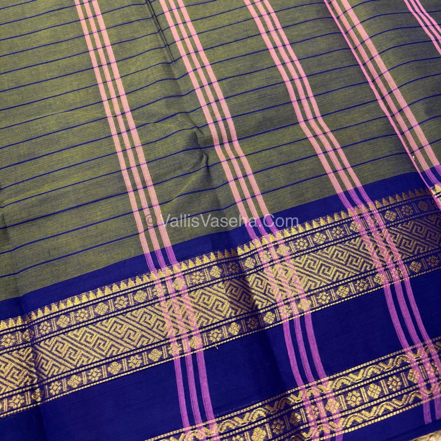 Kanchi Cotton Saree - VVKCS018