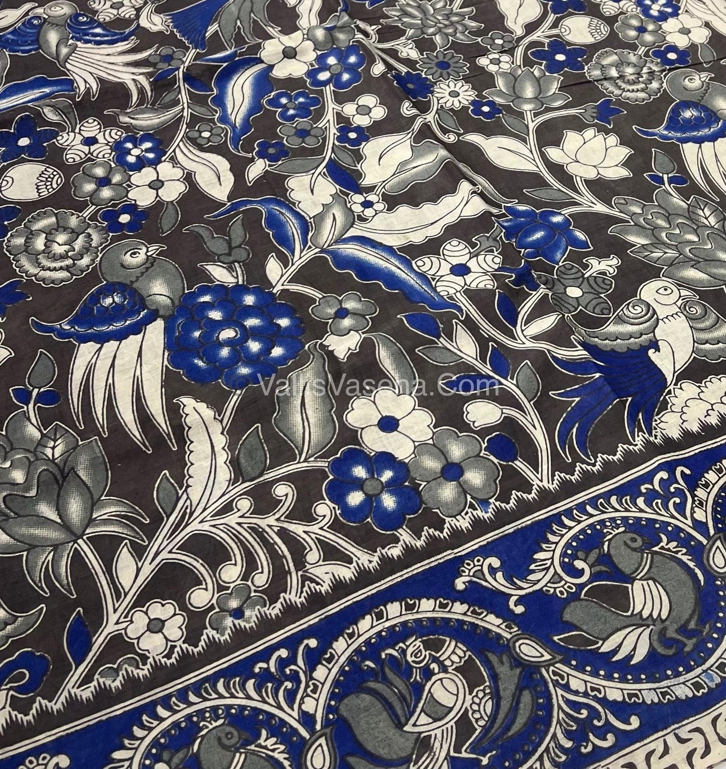 Pure Kalamkari Cotton Saree - VVPKC002