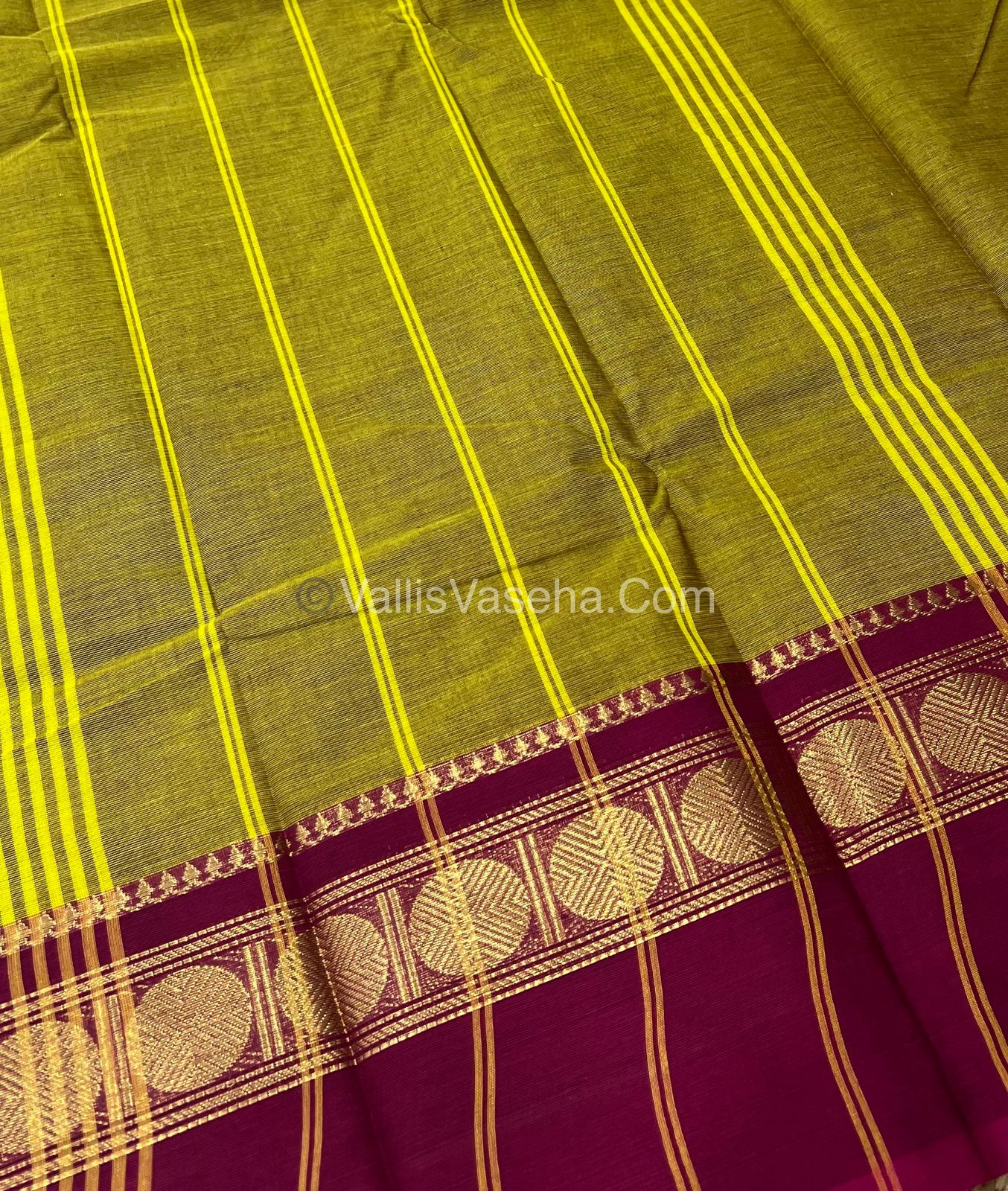 Kanchi Cotton Saree - VVKCS007