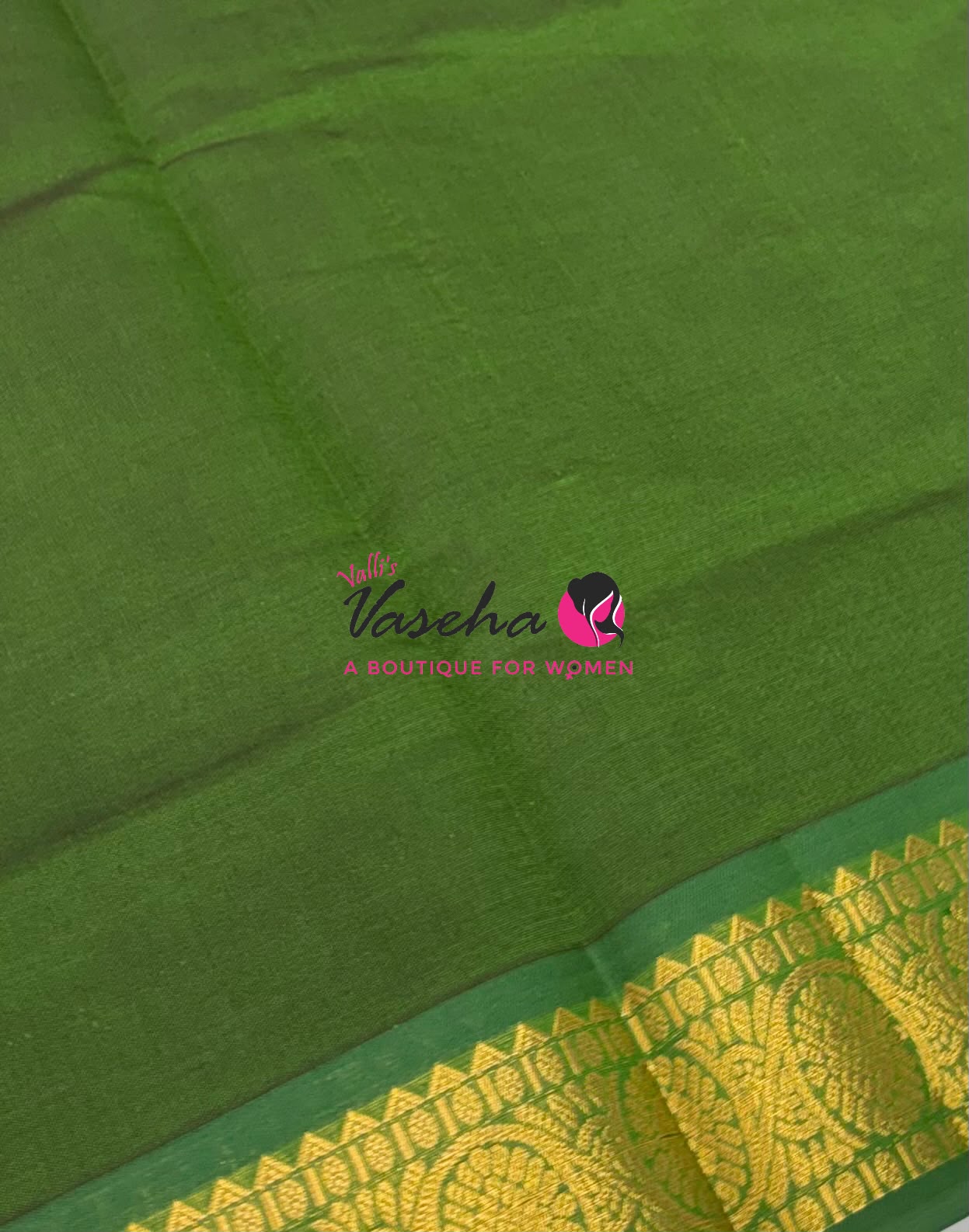 Semi Silk Cotton Saree | Double Leaf Butta Design |VVSSC016
