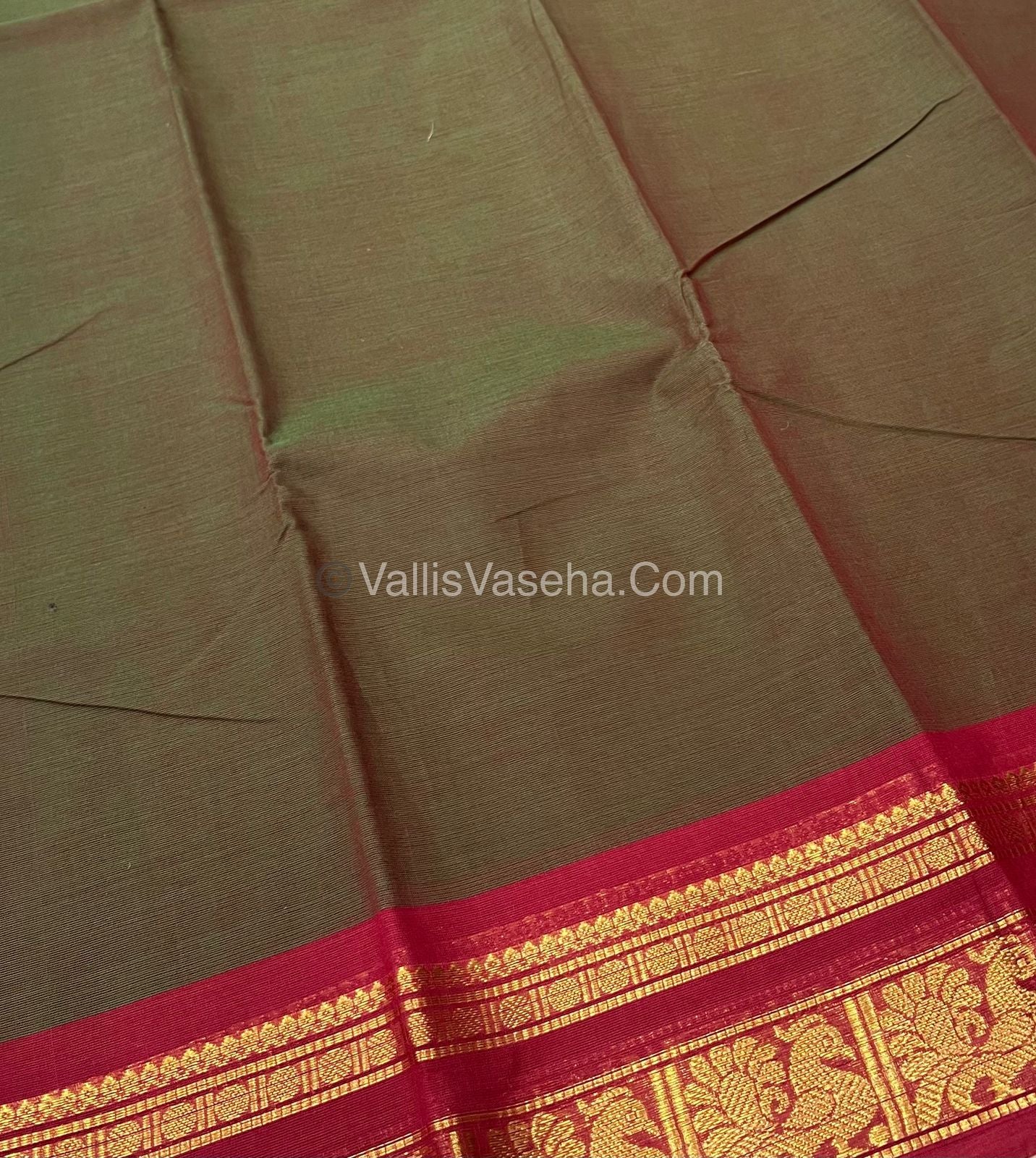 Kanchi Cotton Saree - VVKCS007