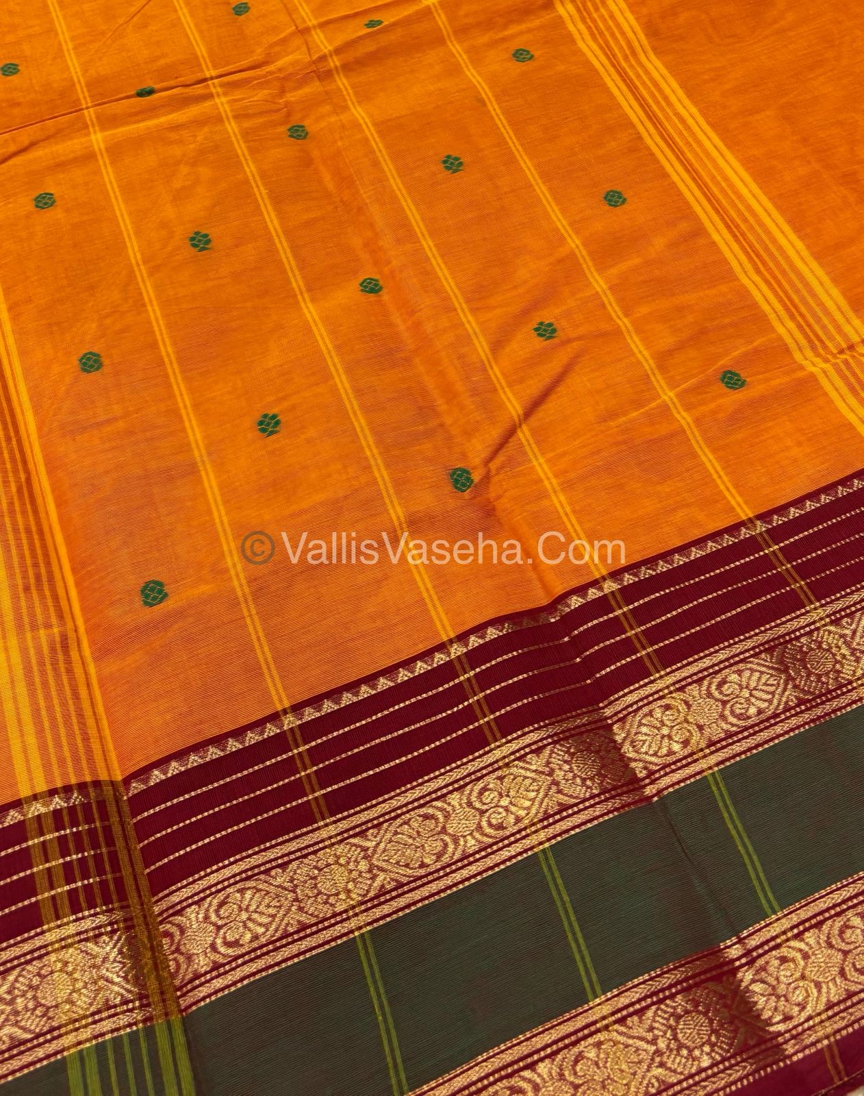 Kanchi Cotton Saree - VVKCS017