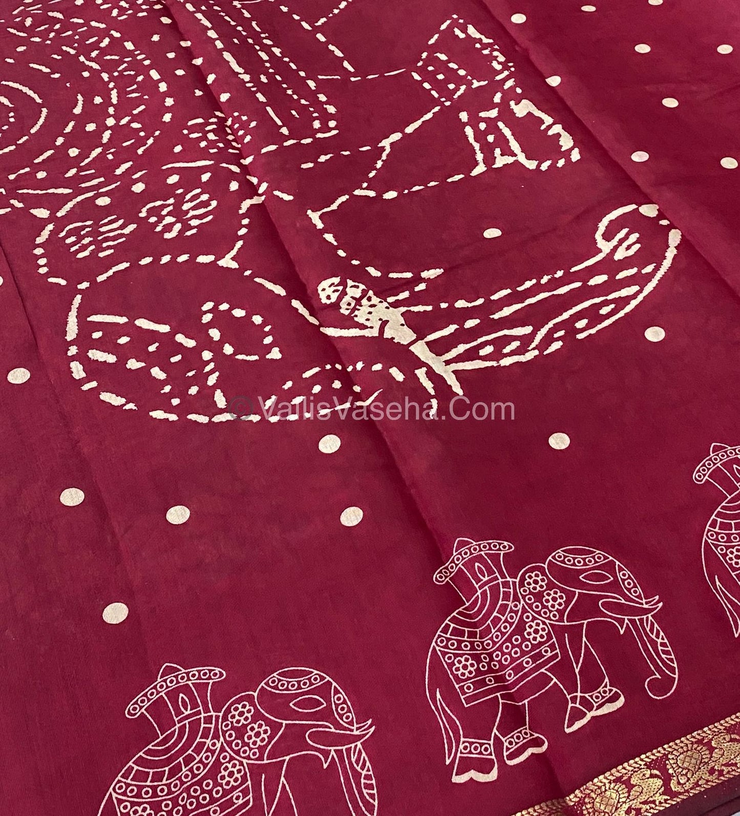 Mangalgiri Silk - Shibori Prints - VVMS002