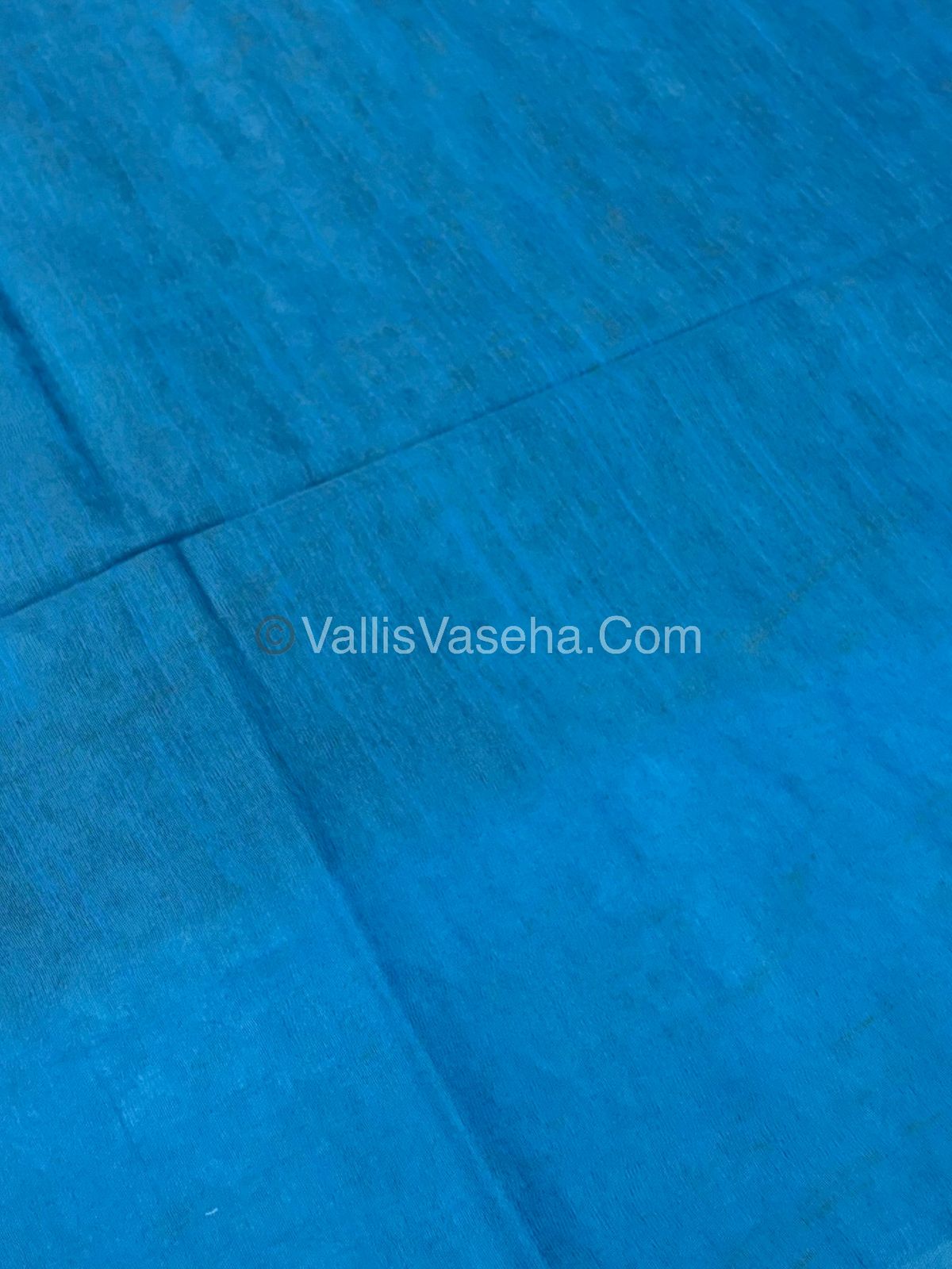 Bhagalpuri Silk - Blue With Blue - VVBS008