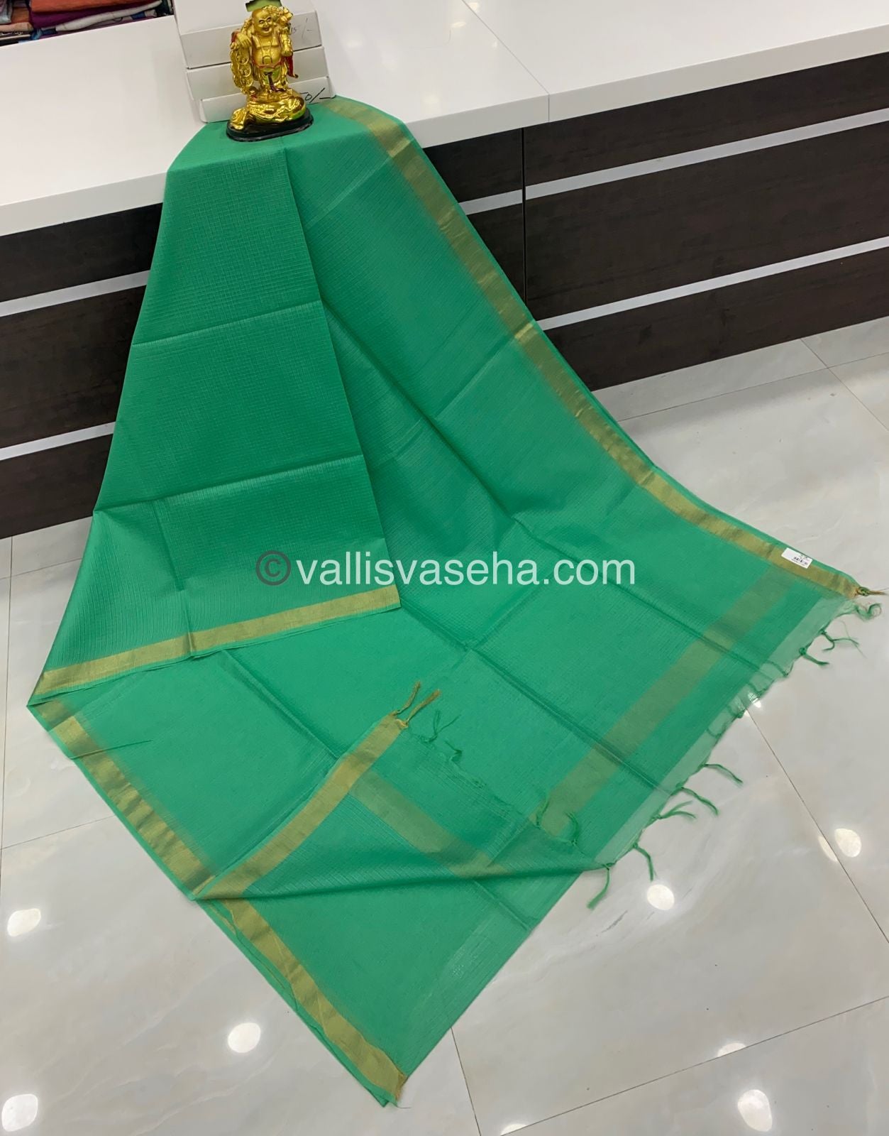 Light Weight Kota Saree - Sea Green Shade - VVKS001