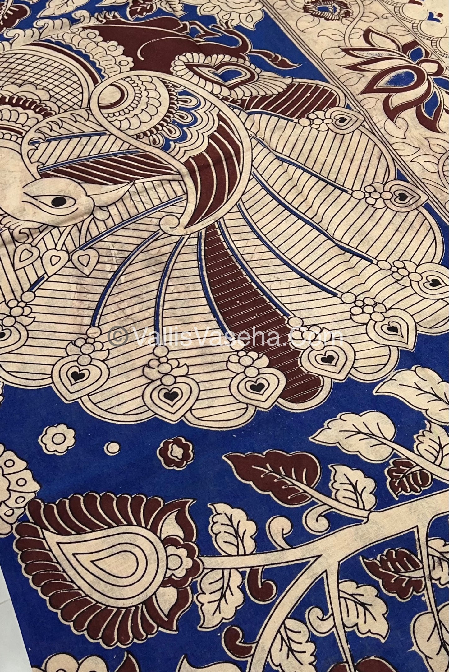 Pure Kalamkari Cotton Saree - VVPKC001
