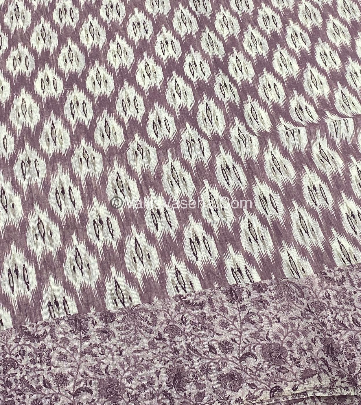 Jute Mixed Cotton Saree | VVJCS001