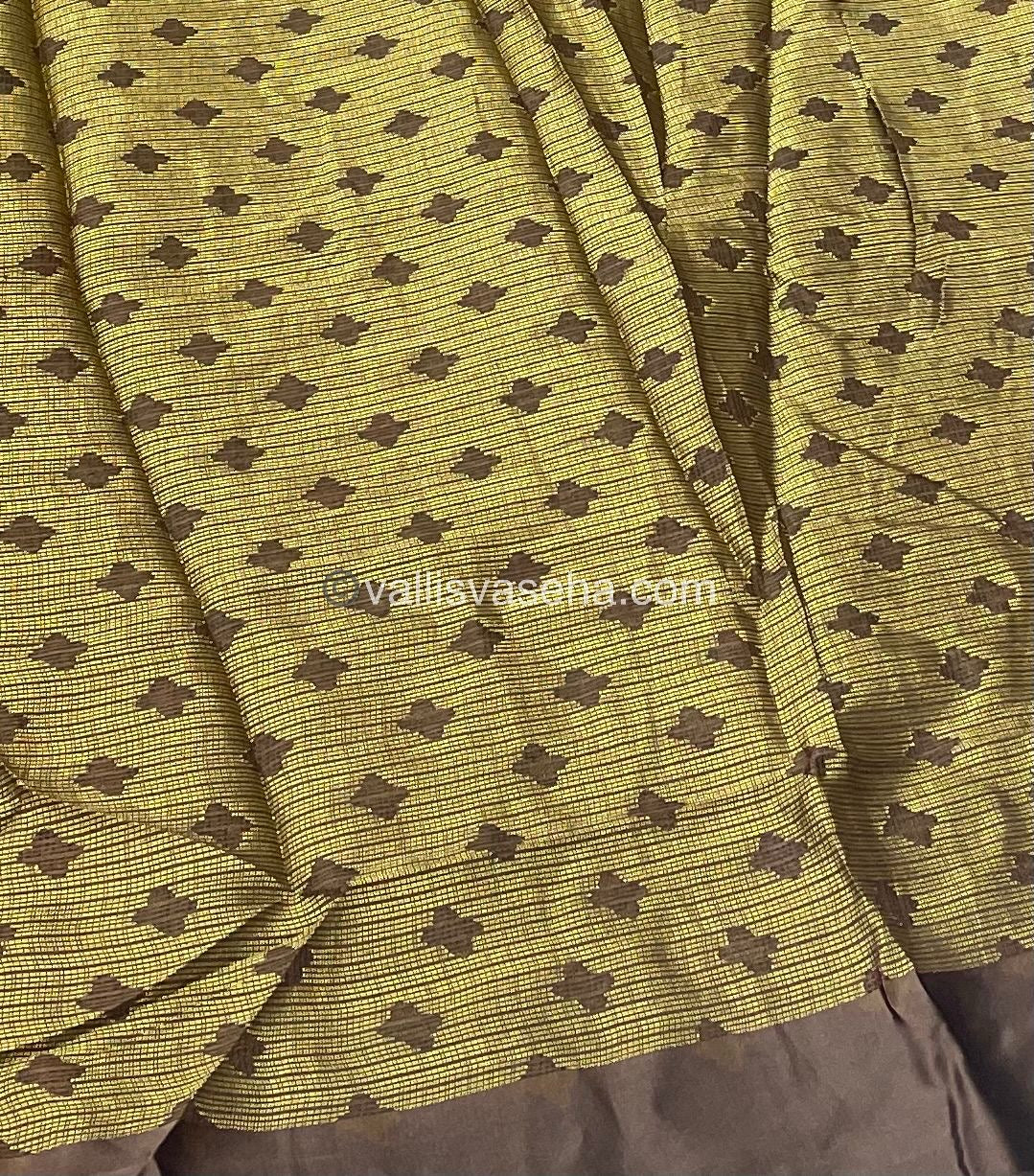 Mixed Cotton Brasso Saree - VVBS001