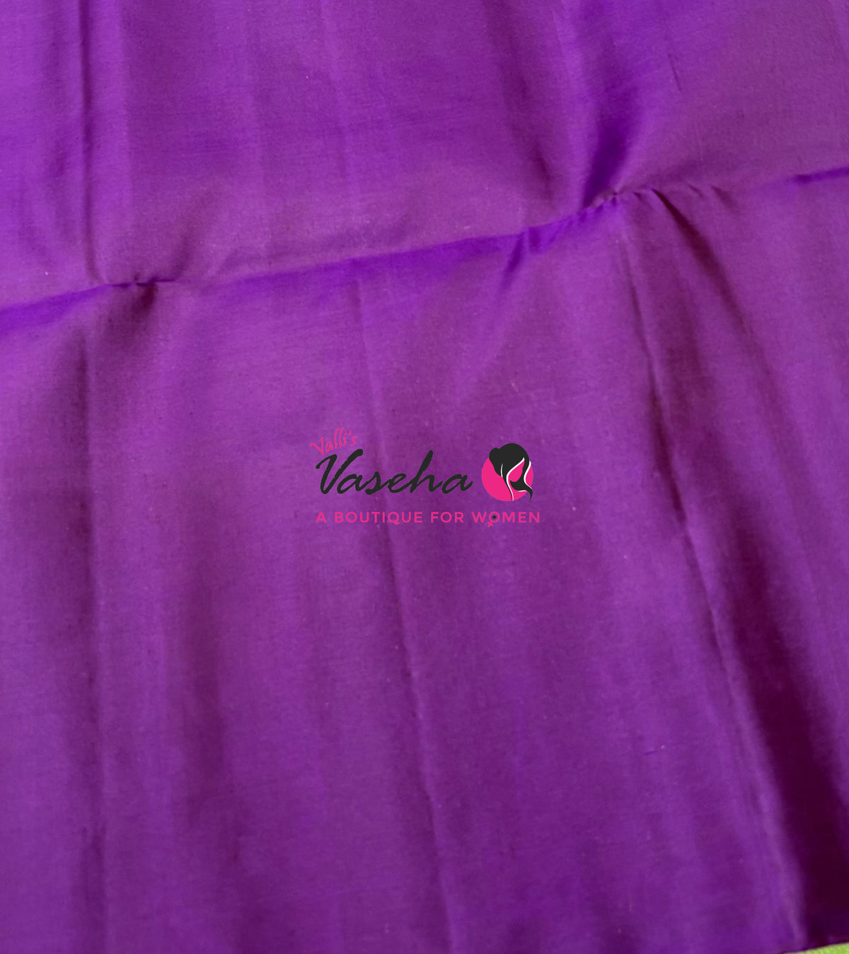 Pure Soft Silk Saree - Blue & Purple - VVPSS126