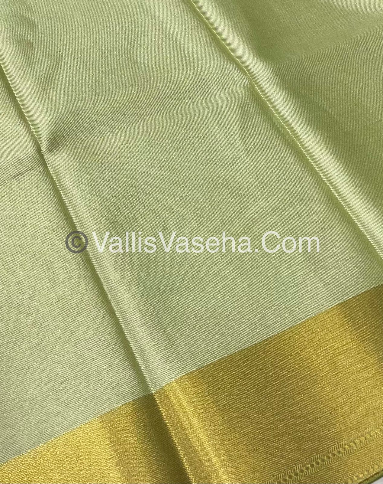 Semi Bridal Tissue Sarees |Celebrity Hit Design | Pista Green Shade |VVCTS001