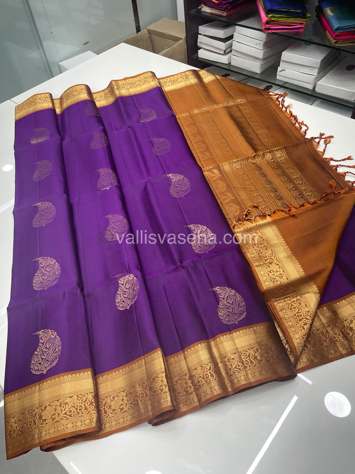 Pure Soft Silk Saree - Kanchi Border - VVPSS015