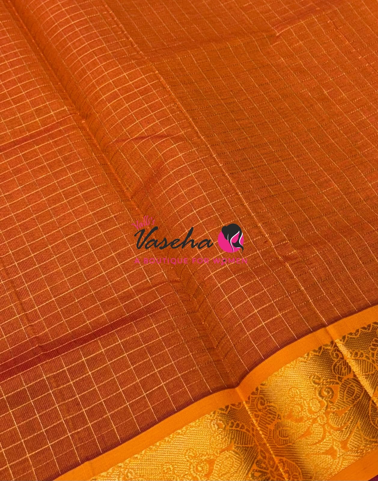 Semi Silk Cotton Saree Lakshadeepam Shade |VVSSC009