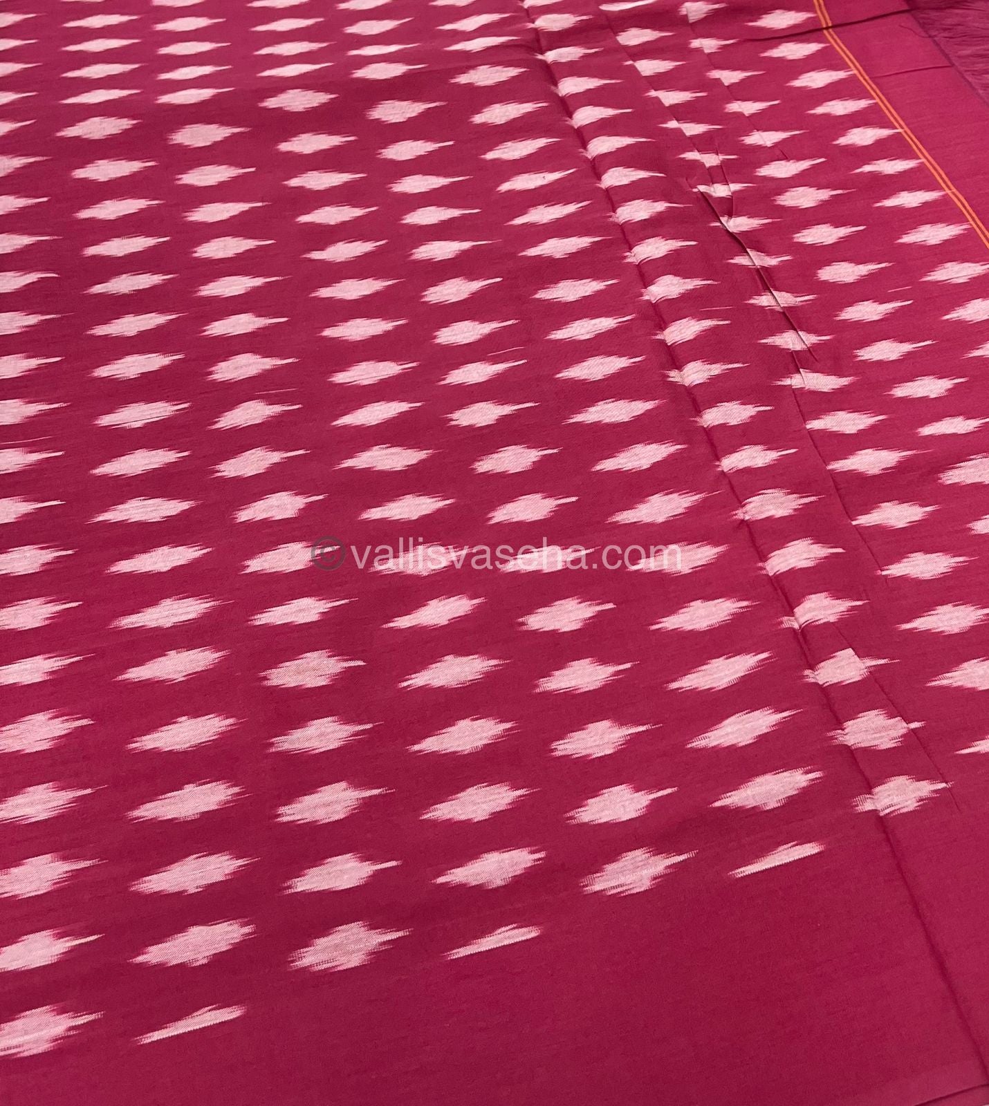 Ikkat Mercerised Cotton Saree - VVIKS001