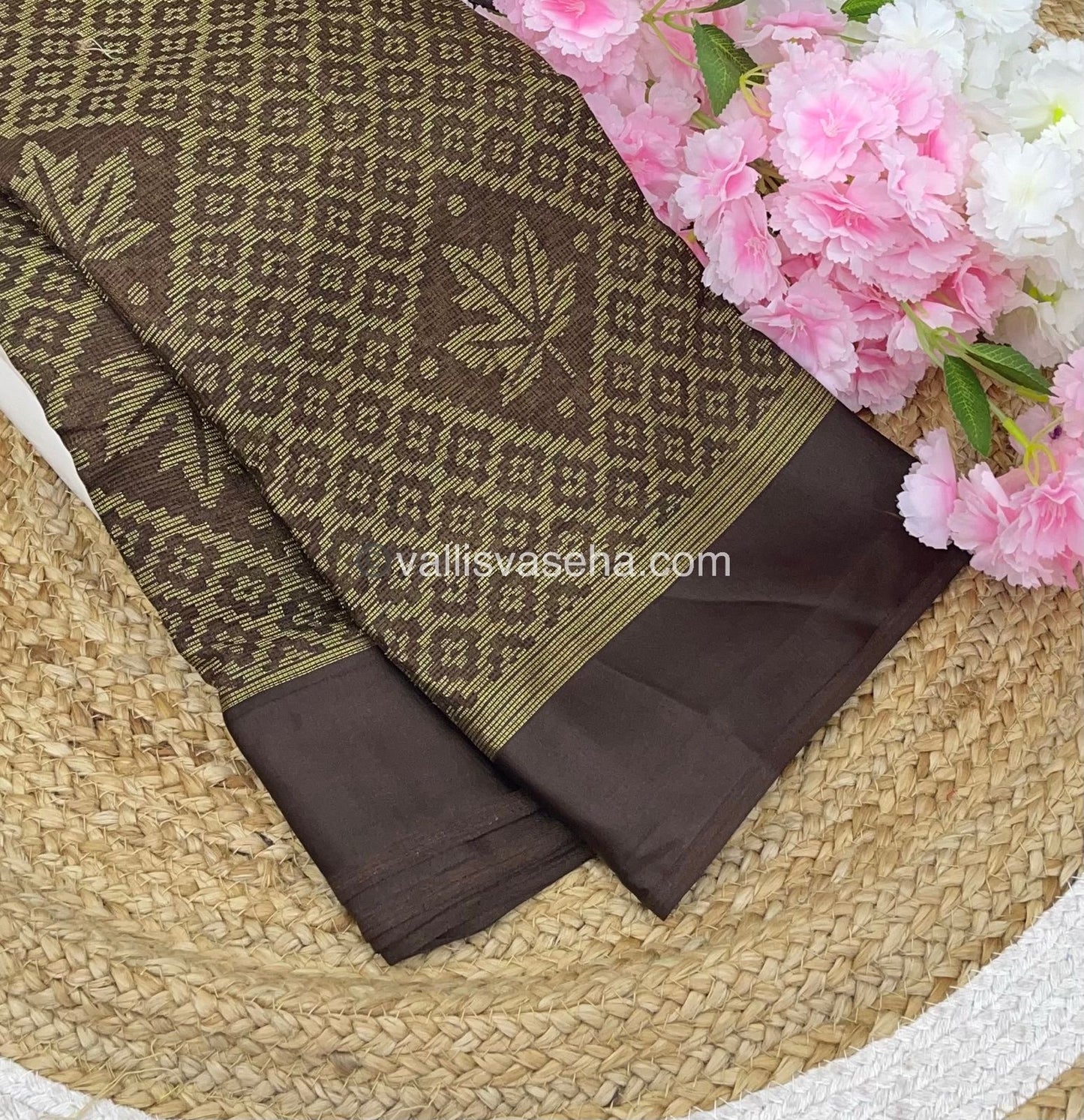 Mixed Cotton Brasso Saree - VVBS001