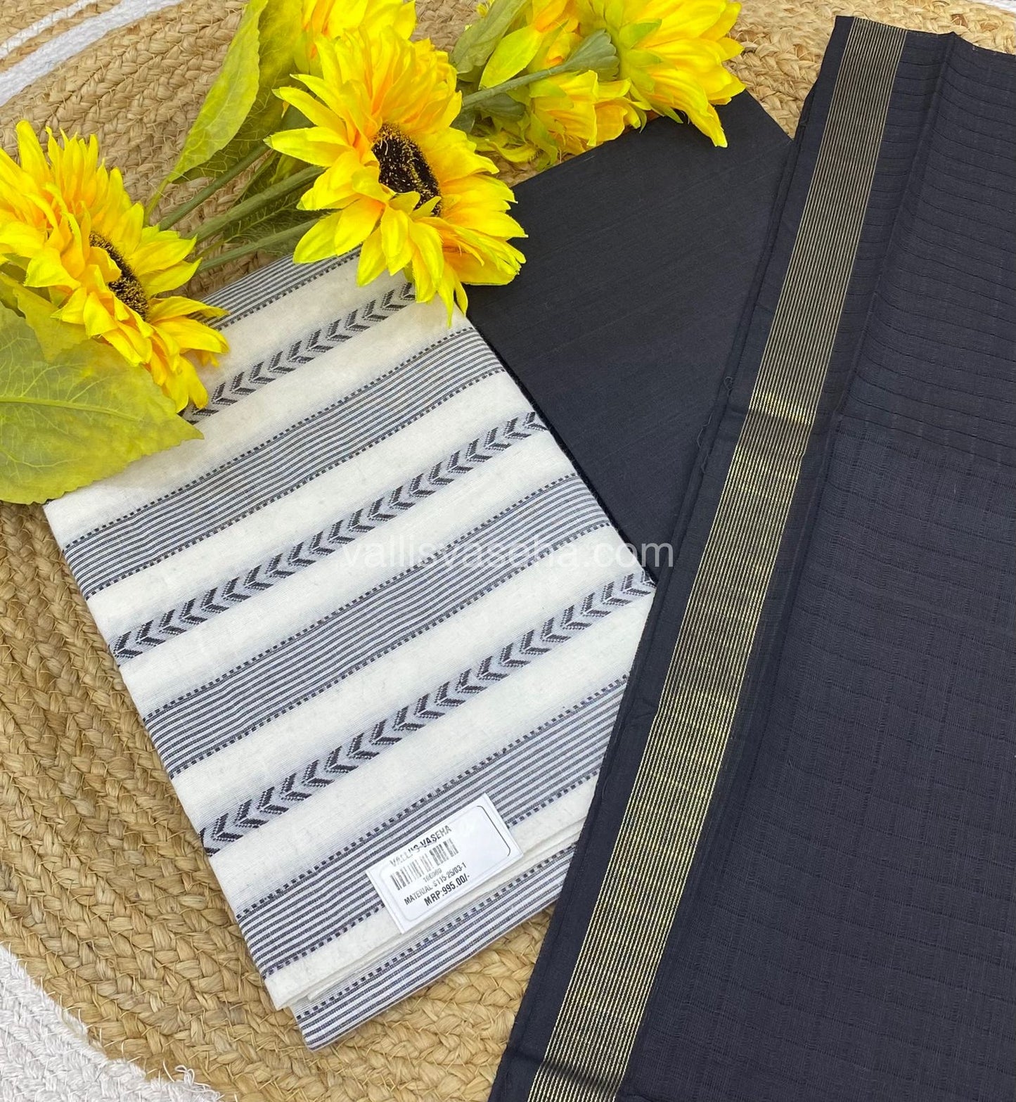 Salwar Material - Pure Cotton - Jacquard Design Set - VVJSM001 - 108275