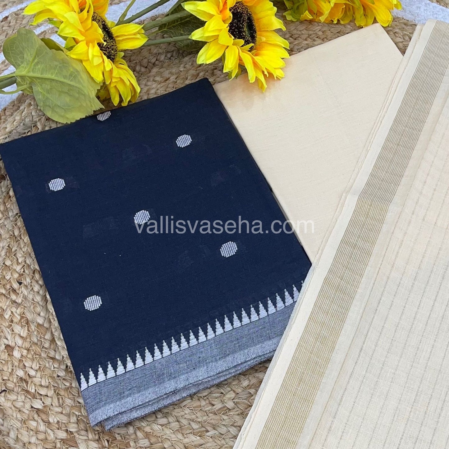 Salwar Material - Pure Cotton - Jacquard Design Set - VVJSM001 - 108275