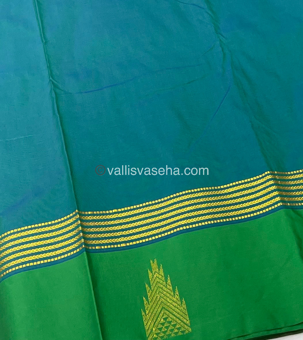 Semi Silk Saree - Kanchi Pattu Style - VVSSS004