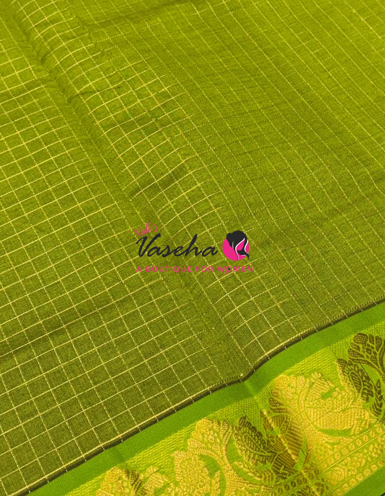 Semi Silk Cotton Saree | Lakshadeepam |VVSSC009