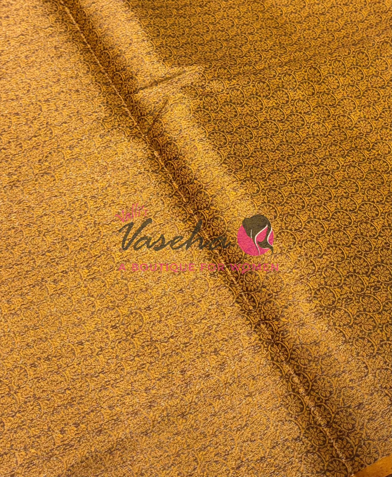 Bamboo Silk Saree- Red with Yellow Shade - VVBSS013