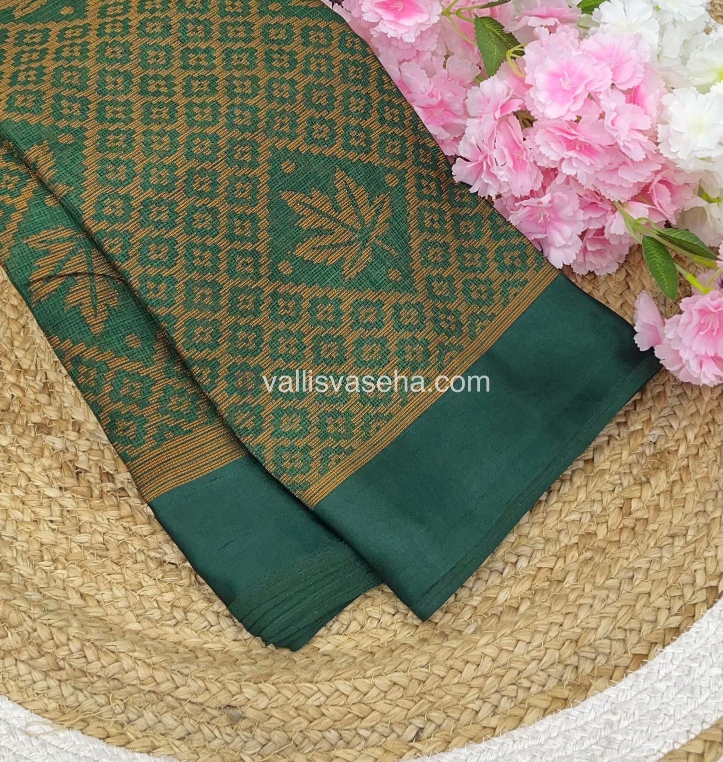 Mixed Cotton Brasso Saree - VVBS001