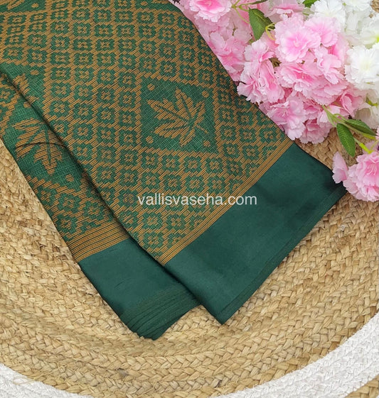 Mixed Cotton Brasso Saree - VVBS001