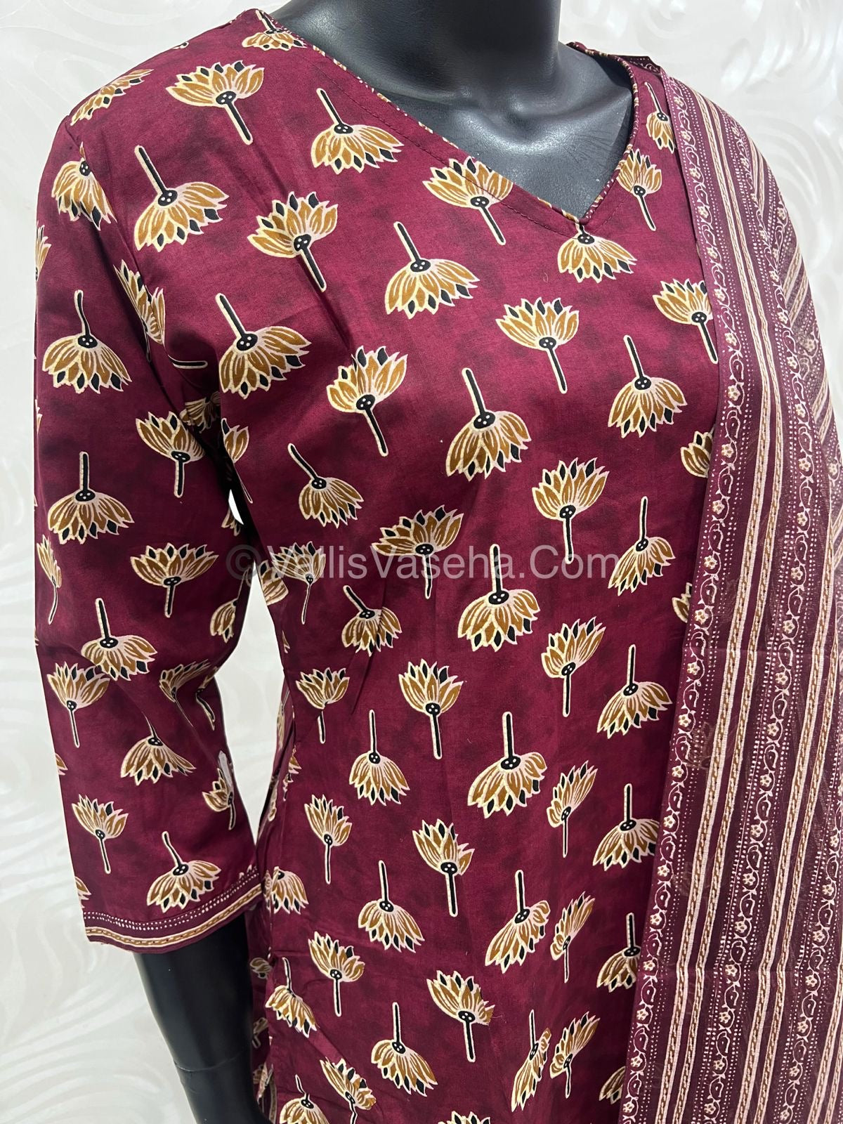 Ready Made - Salwar, Kameez & Duppatta(3pc) - Printed - VVRBS002