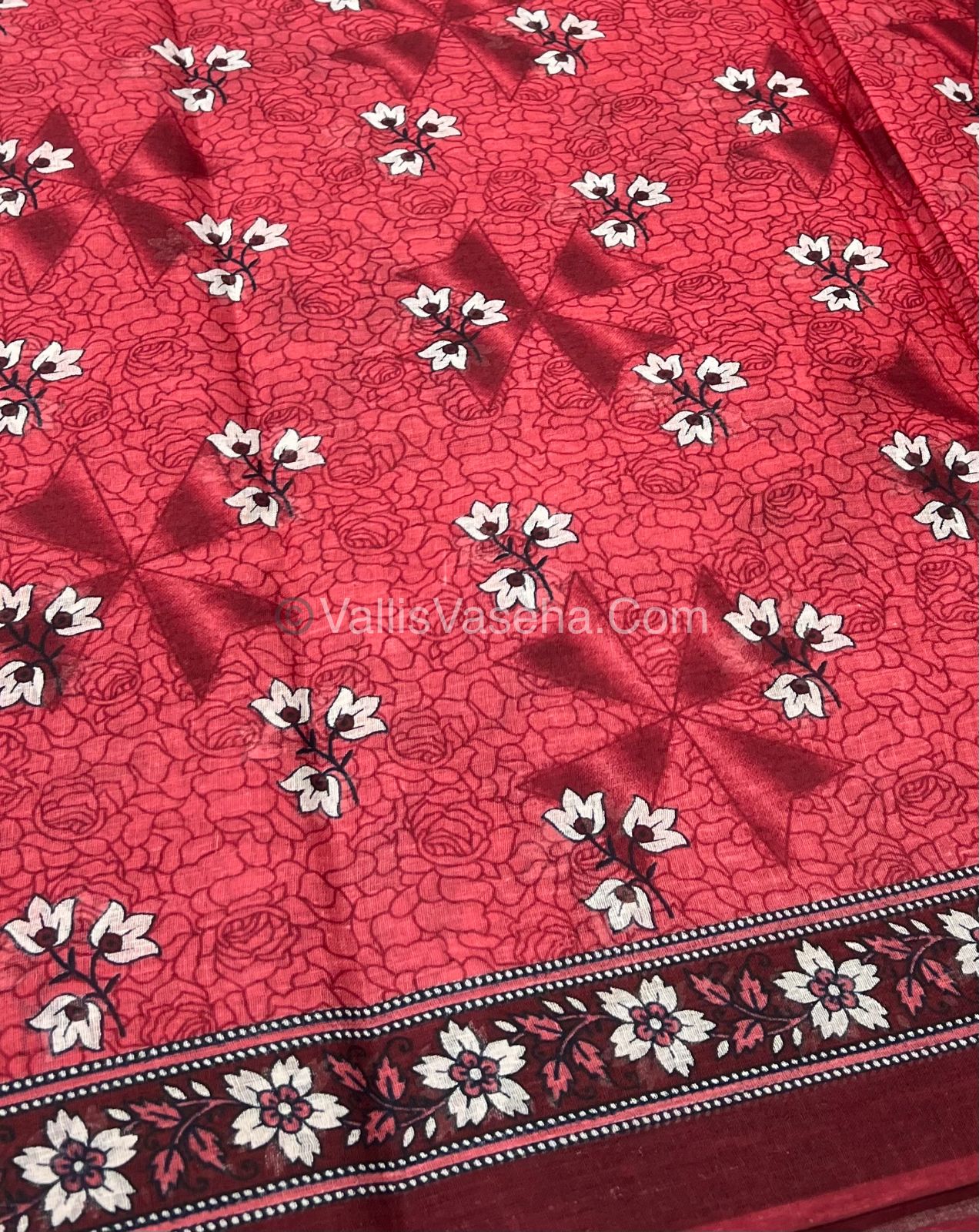 Pure Cotton Voile Saree | VVPVS001