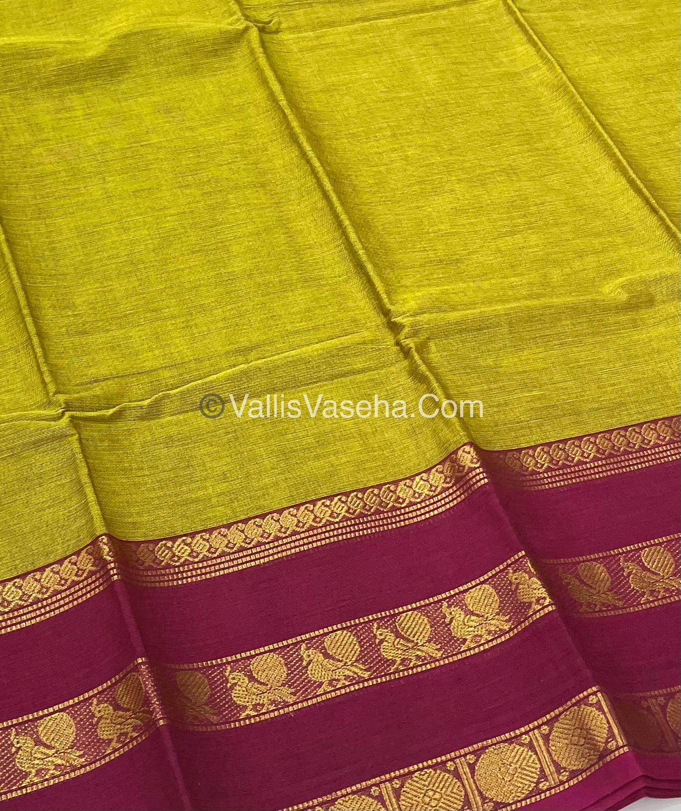 Kanchi Cotton Saree - VVKCS008