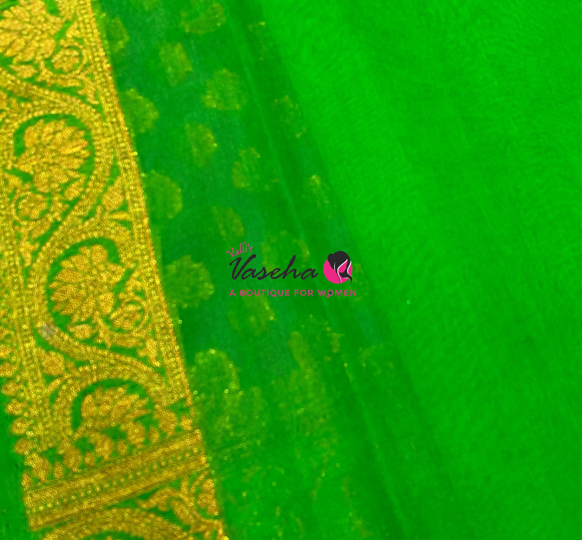 40% less - Offer Saree - Semi Banarsi Silk Saree - VVDS008