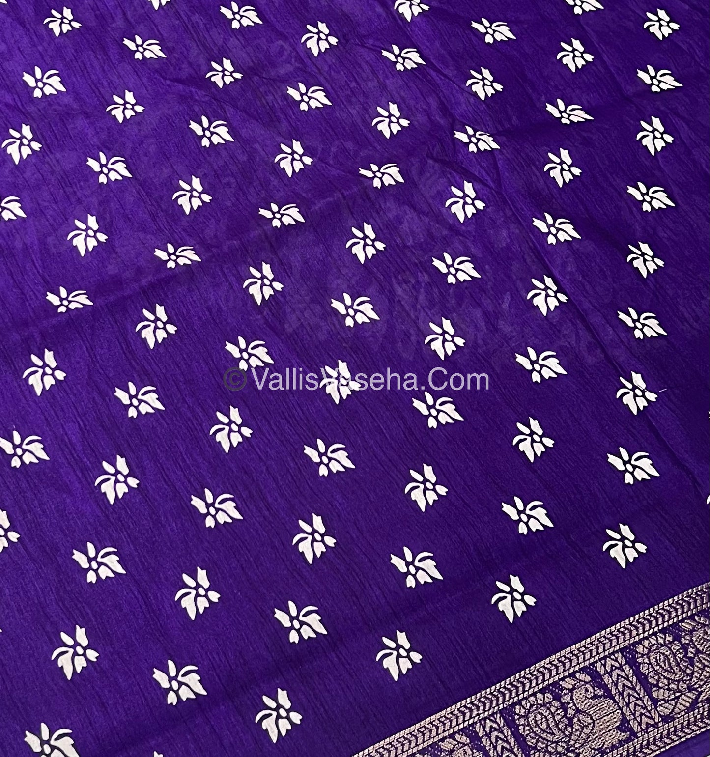 Casual Wear - Fancy Mixed Silk - Violetish Purple Shade - VVFMS002