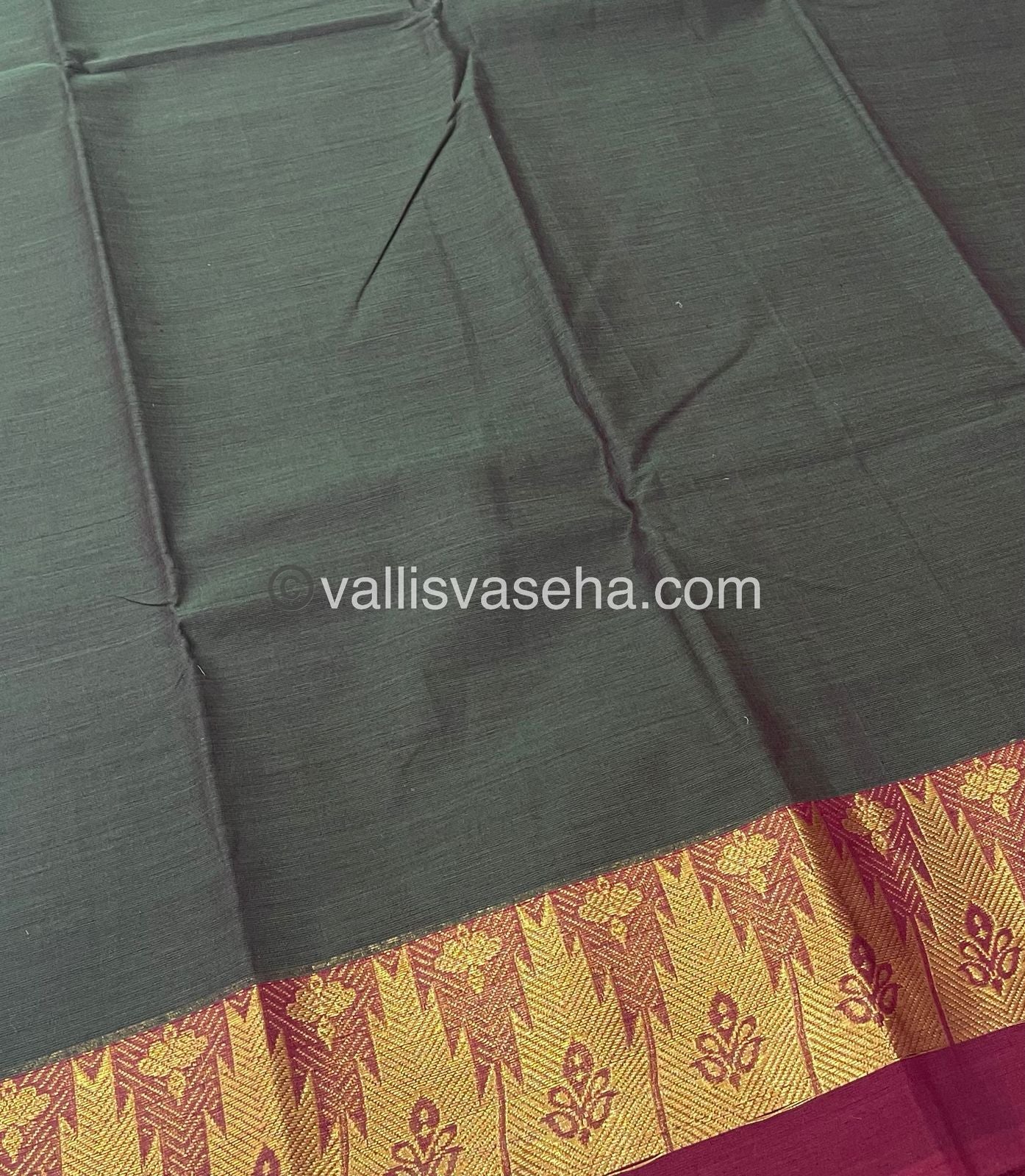Kanchi Cotton Saree - VVKCS007