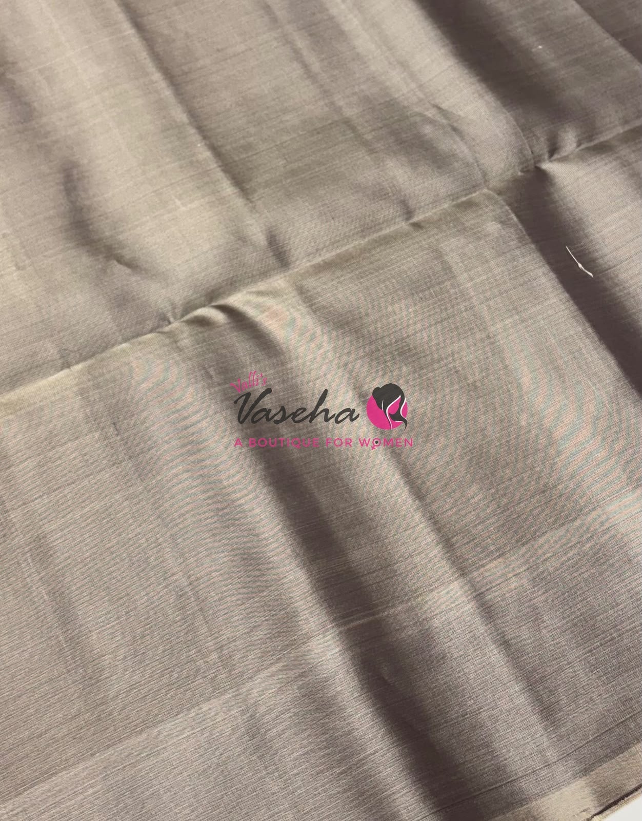 Half Mixed Soft Silk Saree - Kolam Design - Brown & Grey Shade - VVPSS077