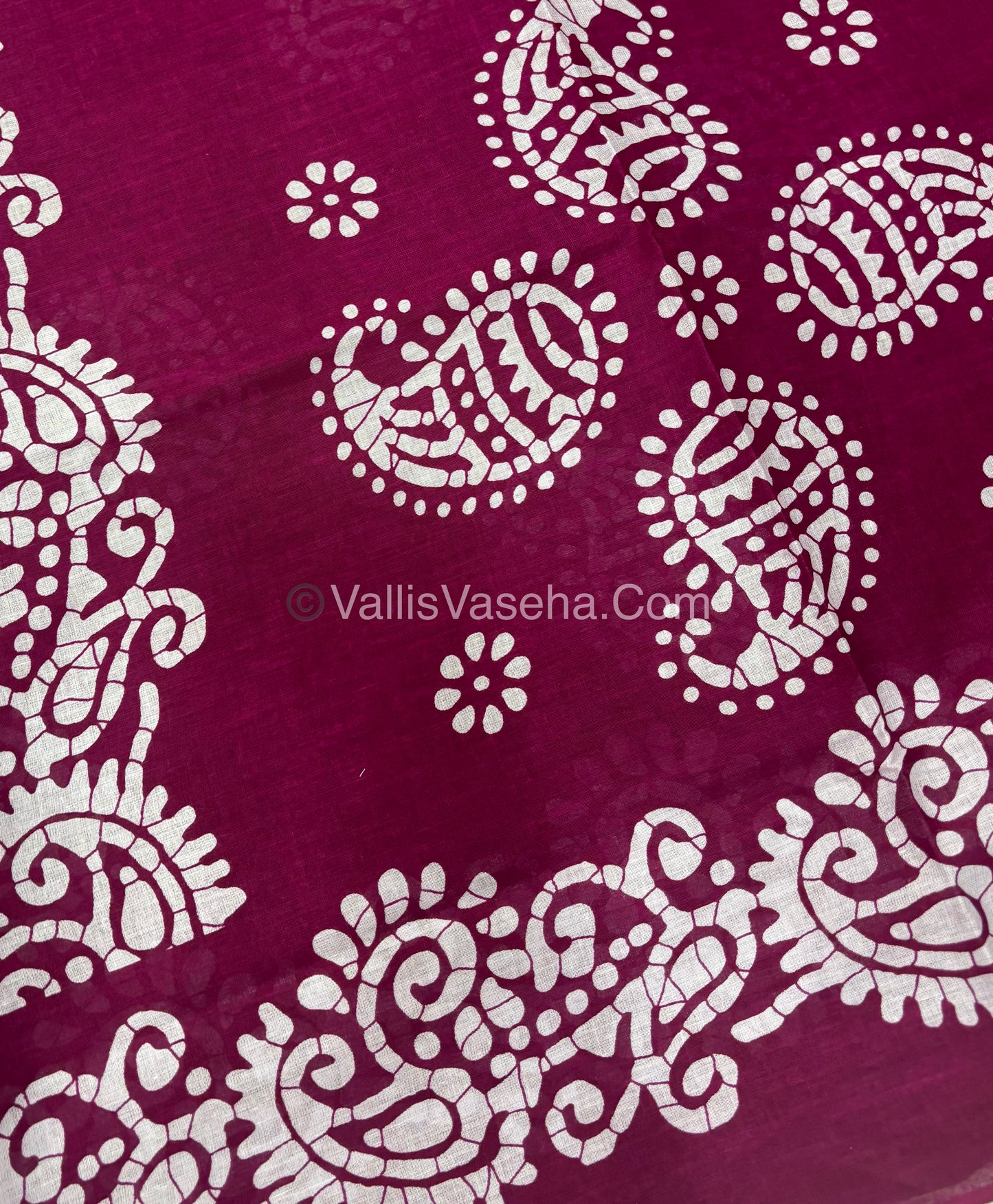 Pure Cotton Voile Saree | VVPVC005