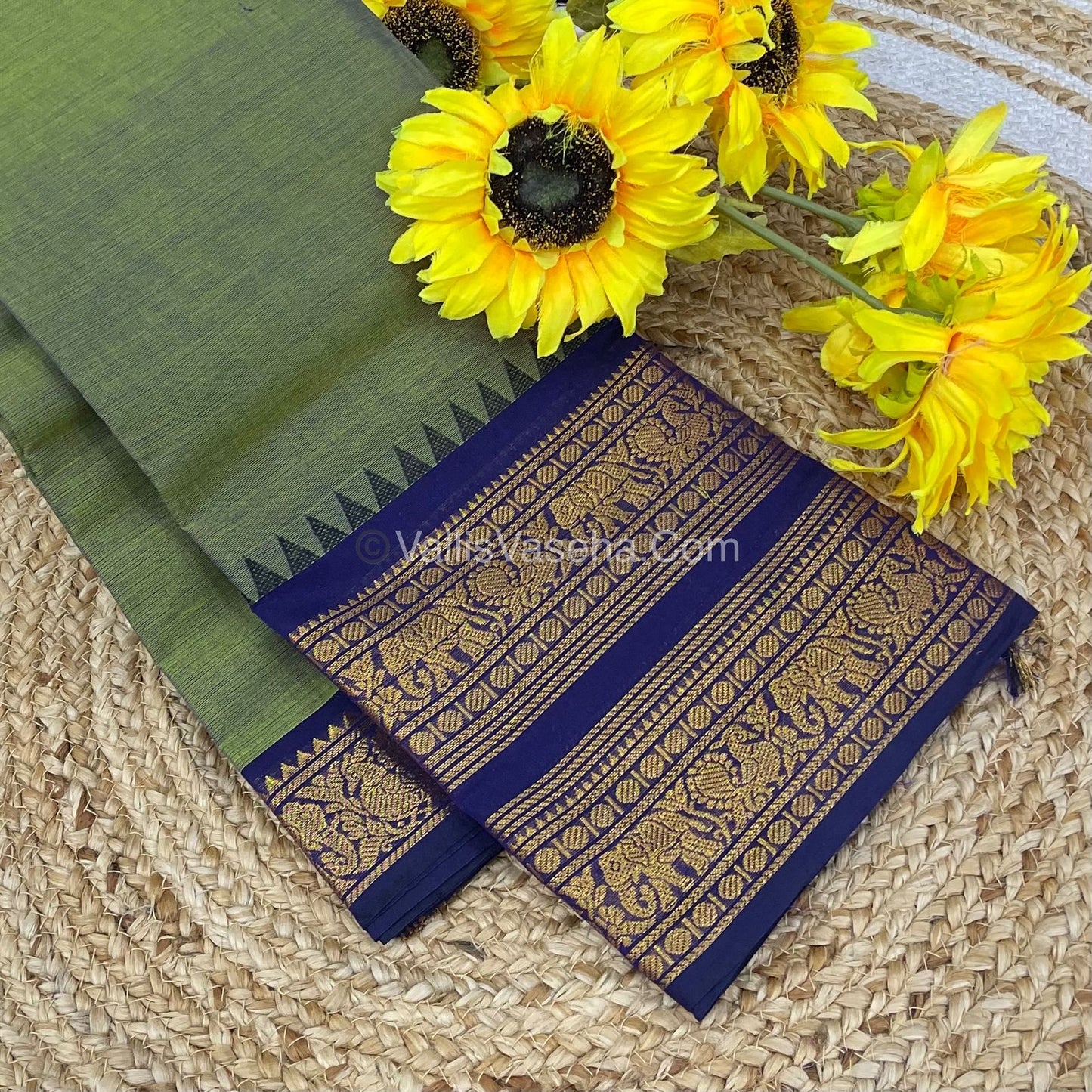 Kanchi Cotton Saree - VVKCS010